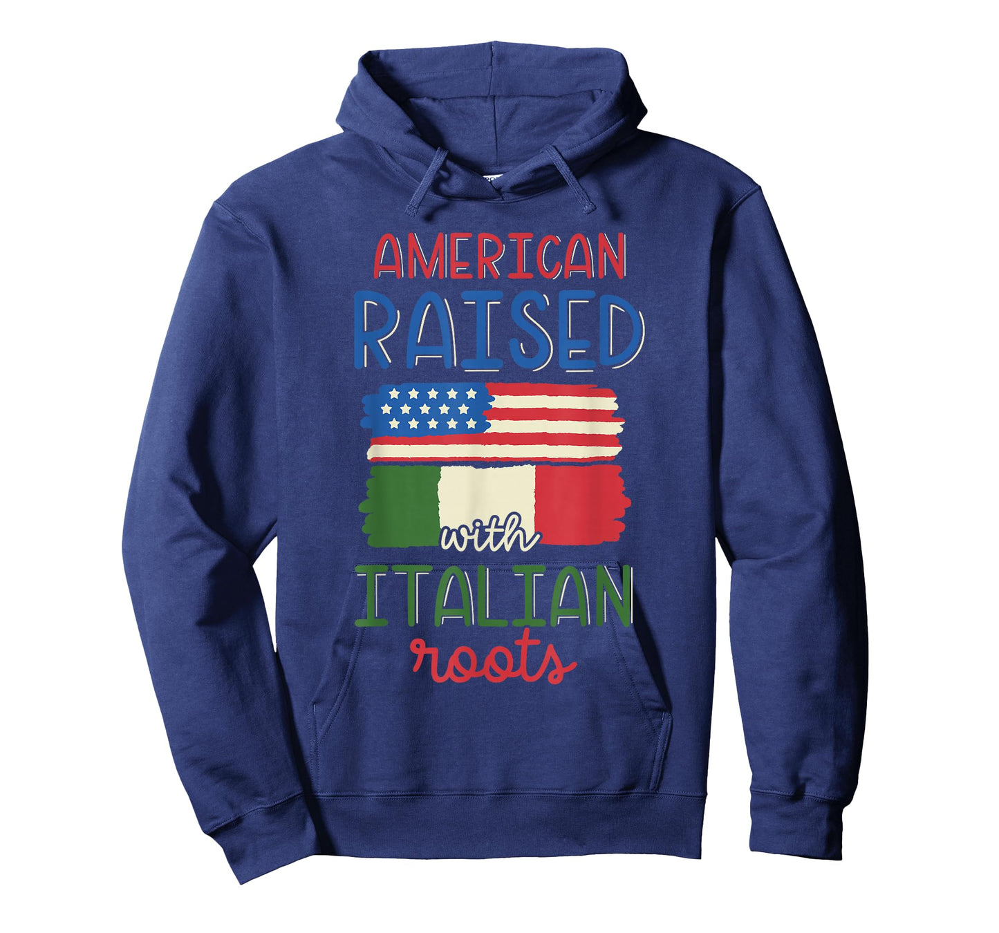 American Raised With Italian Roots Italy Italian American Us T-Shirt
