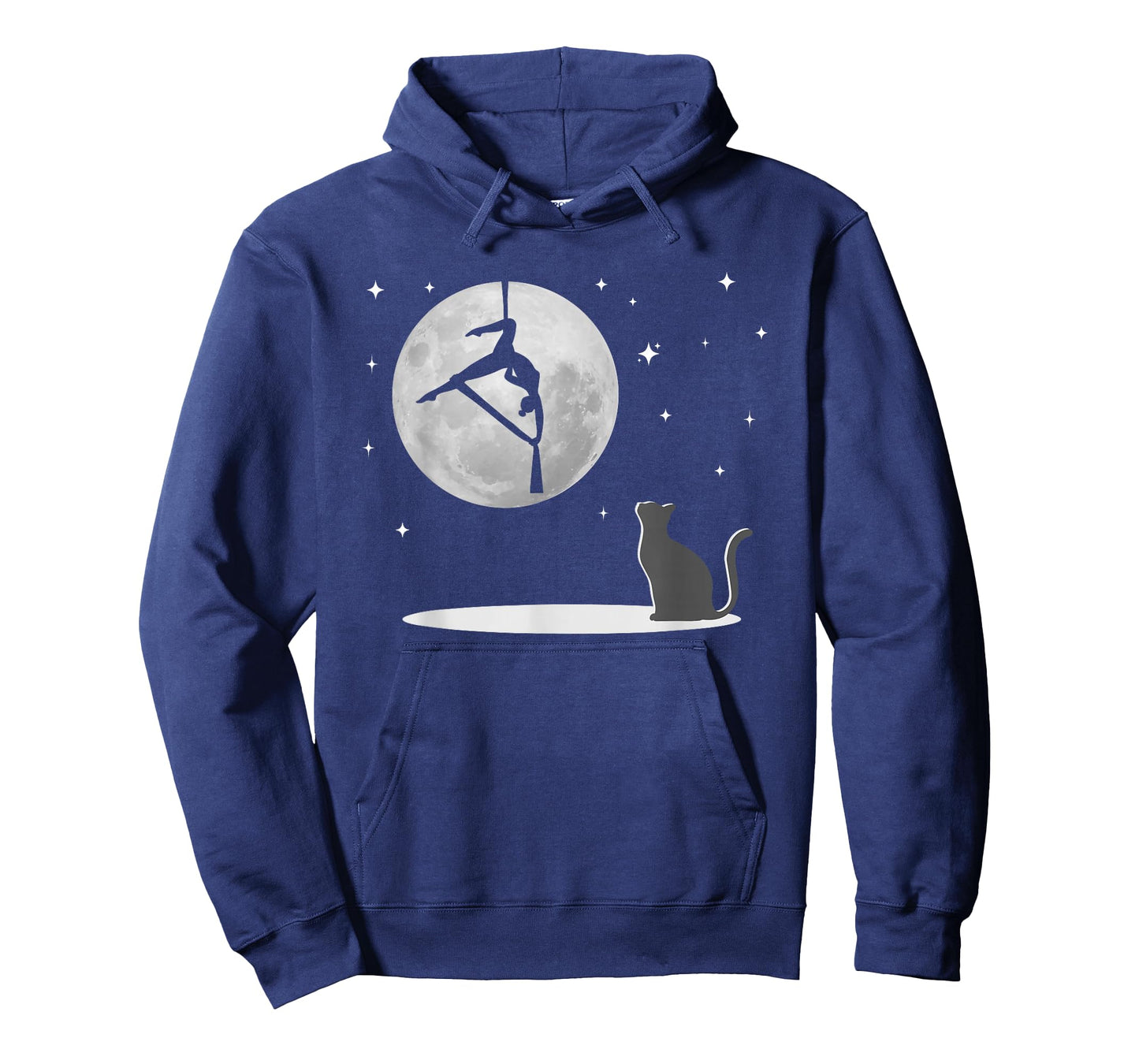 Fly Aerial Yoga Hammock Silks, Stars and Moon Cat, Cat Lover T-Shirt