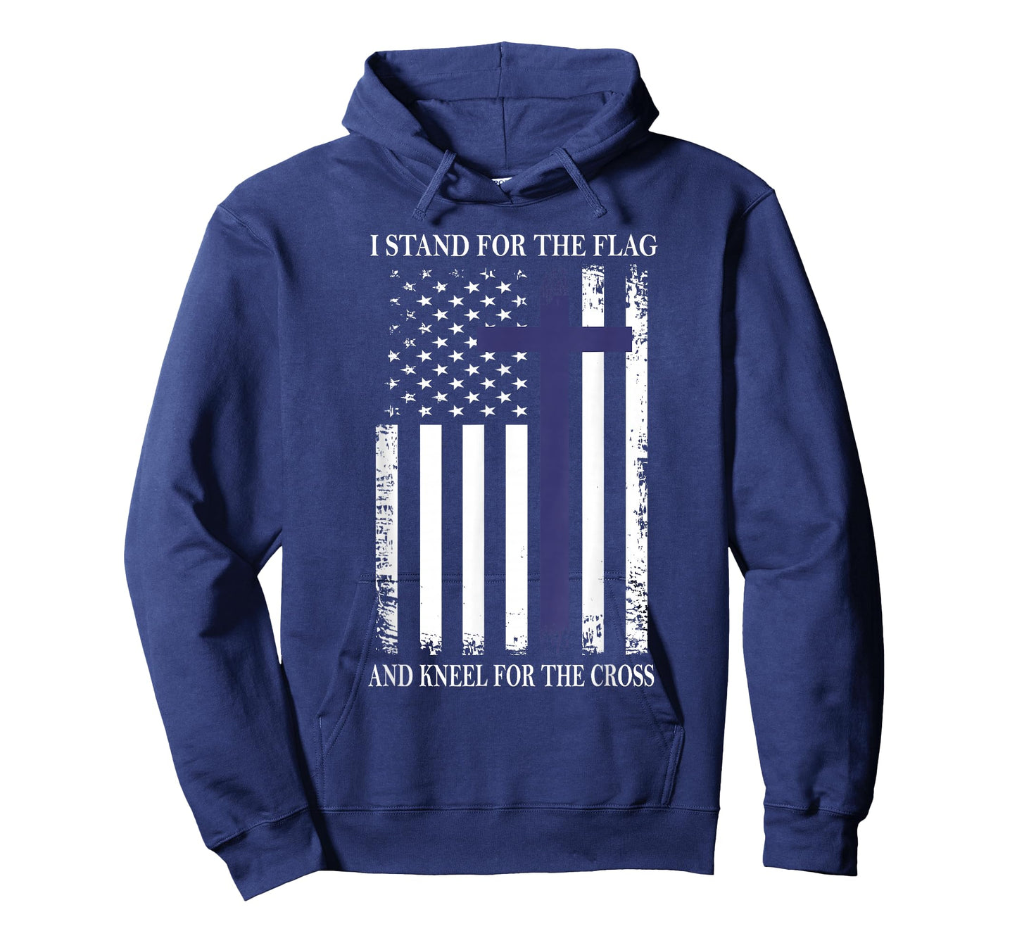 I Proudly Stand For The Flag Kneel For The Cross Patriotic T-Shirt