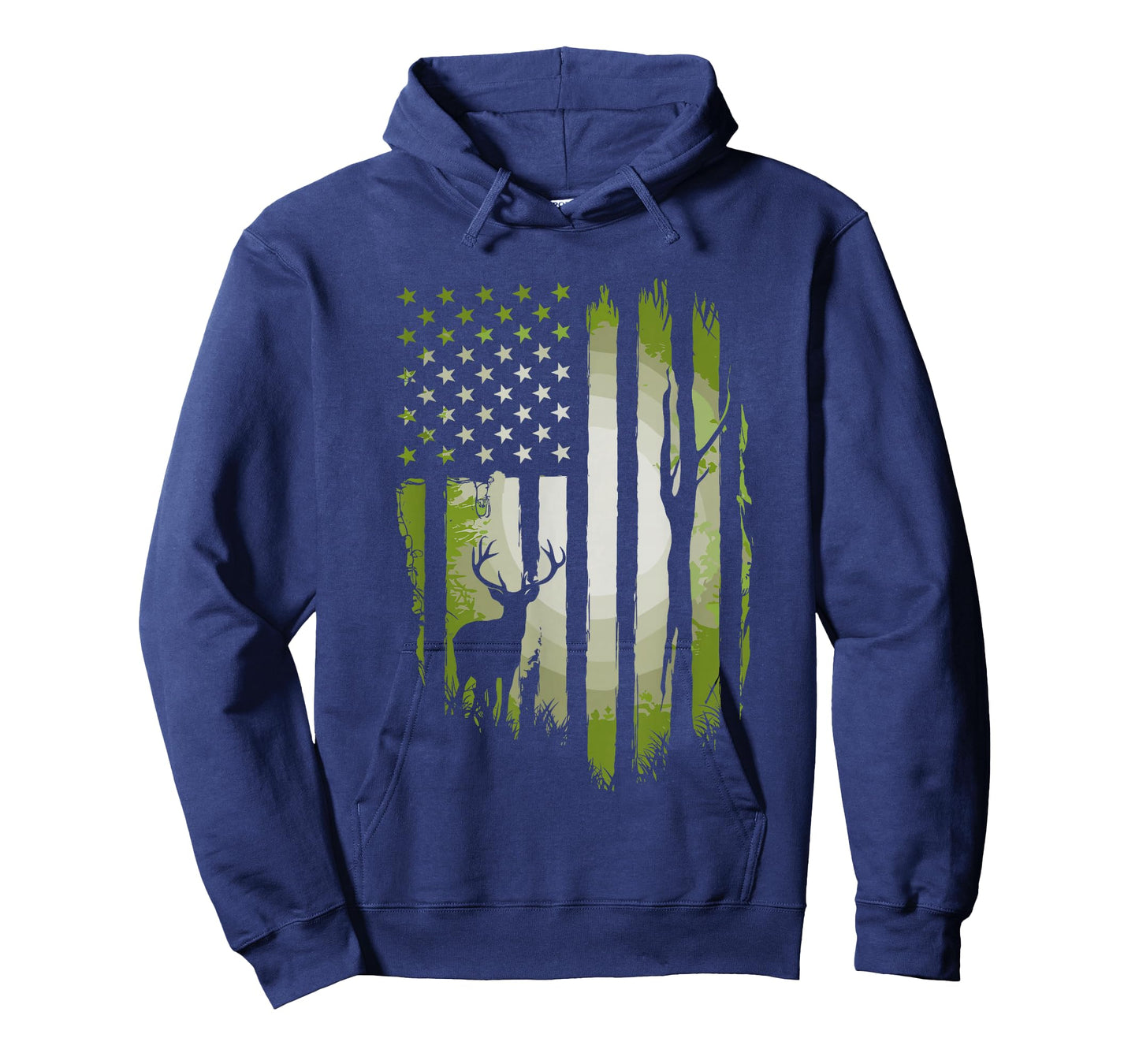 American Flag Deer Hunting USA Patriotic For Hunters T-Shirt