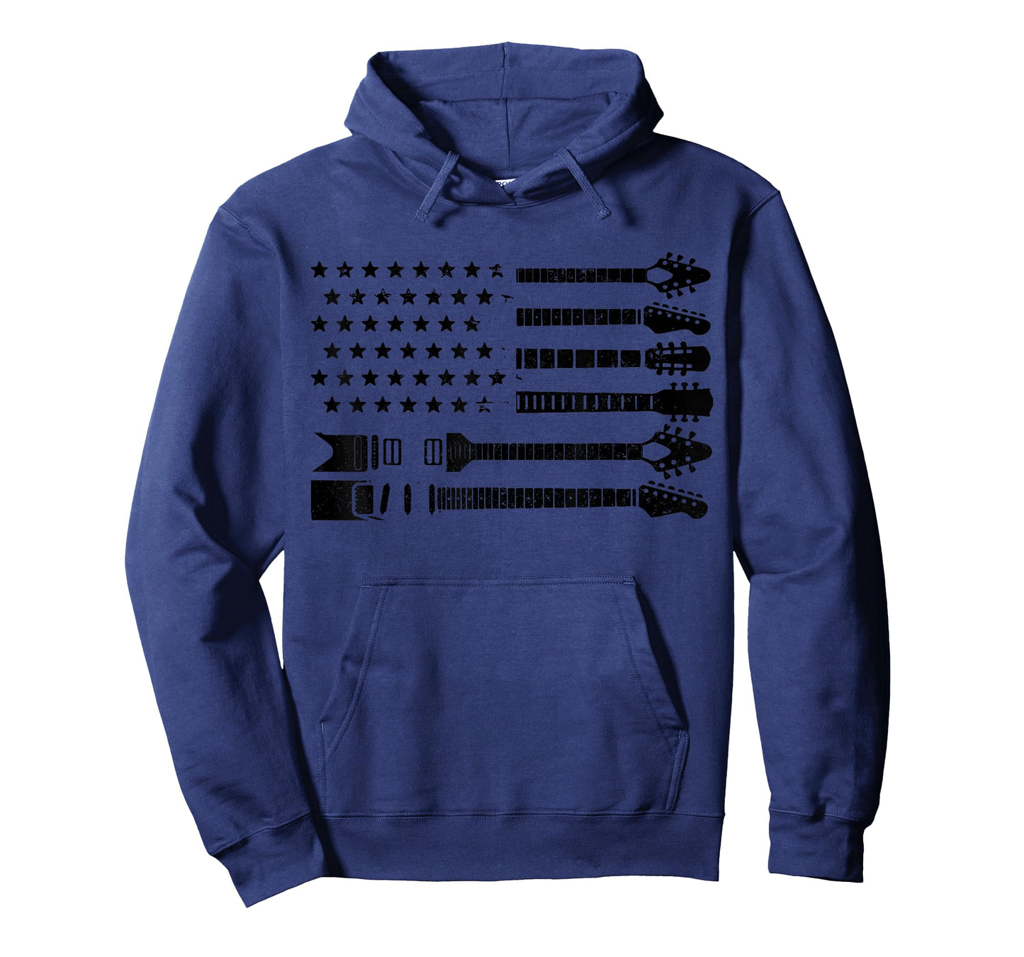 Patriotic Guitar Player Gift American Flag Guitarist Vintage T-Shirt