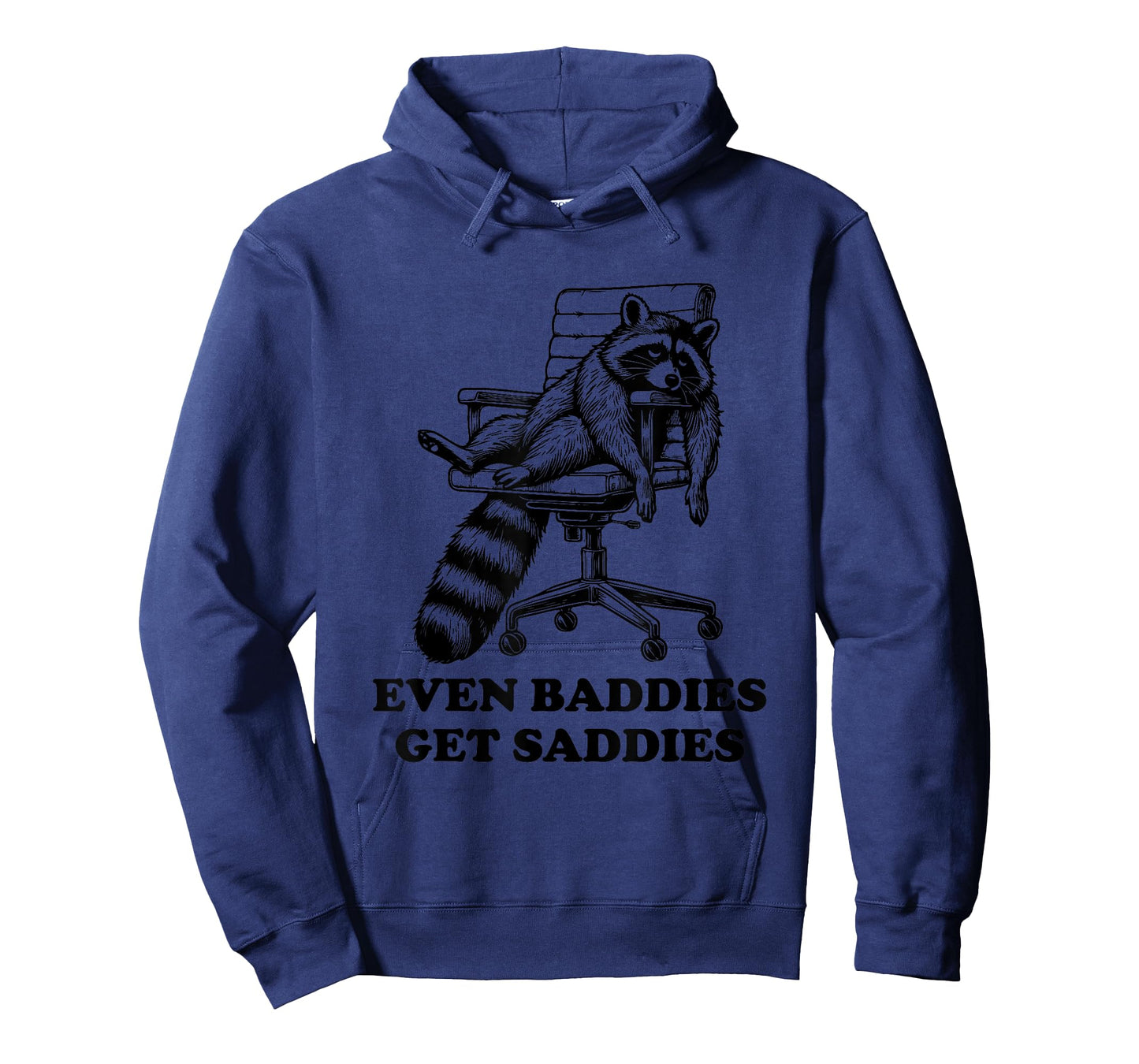 Even Baddies Get Saddies Raccoon Oddly Specific Neurodiverse T-Shirt