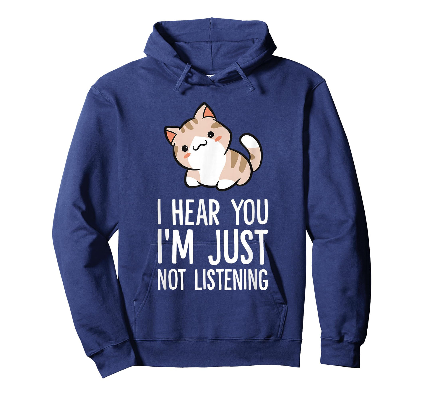 I Hear You I'm Just Not Listening Funny Cat T-Shirt