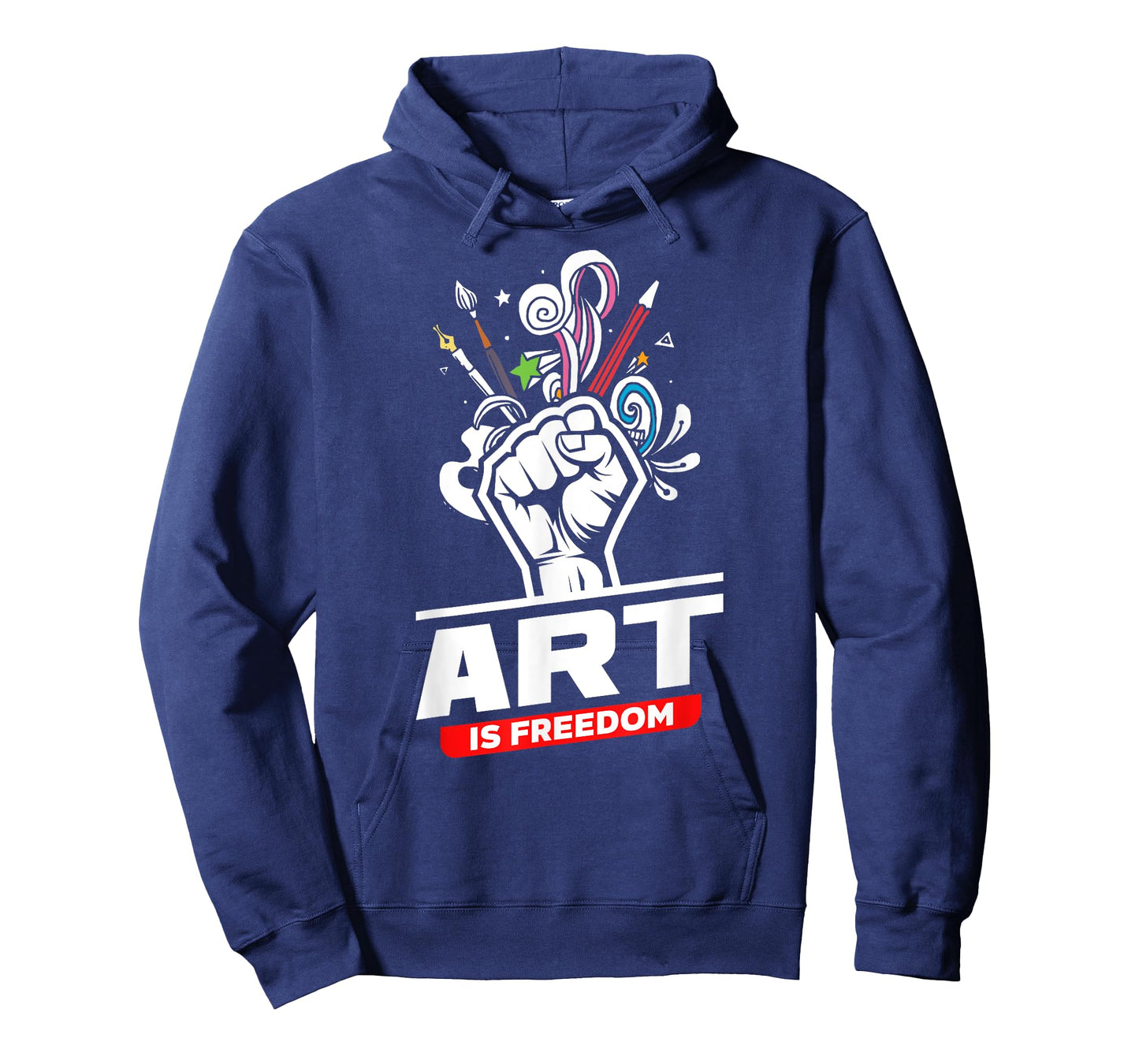 Art Is Freedom Funny Artist Crafter Art Teacher Painter T-Shirt