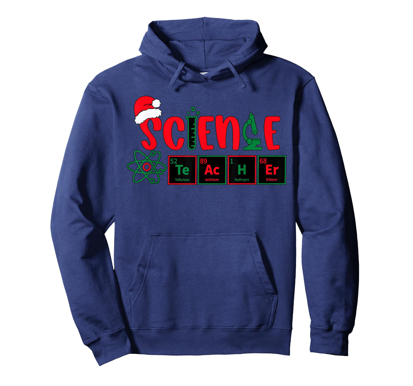 Christmas Science Teacher Santa Educator Chemical Elements T-Shirt
