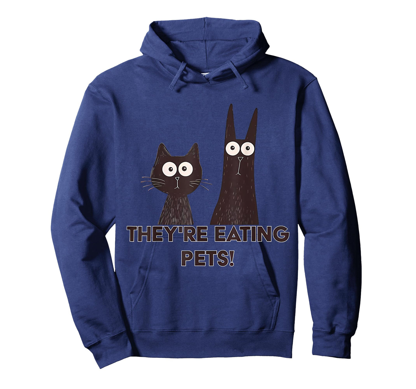 They're Eating Pets 2024 Humor Cat Dog Funny T-Shirt for Men Women