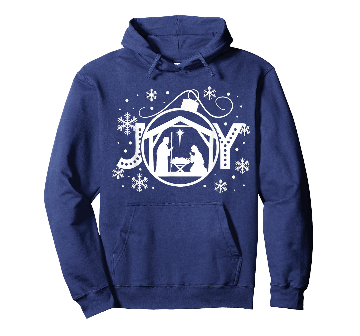 Christian Christmas Joy Jesus Nativity Scene Faith Family T-Shirt