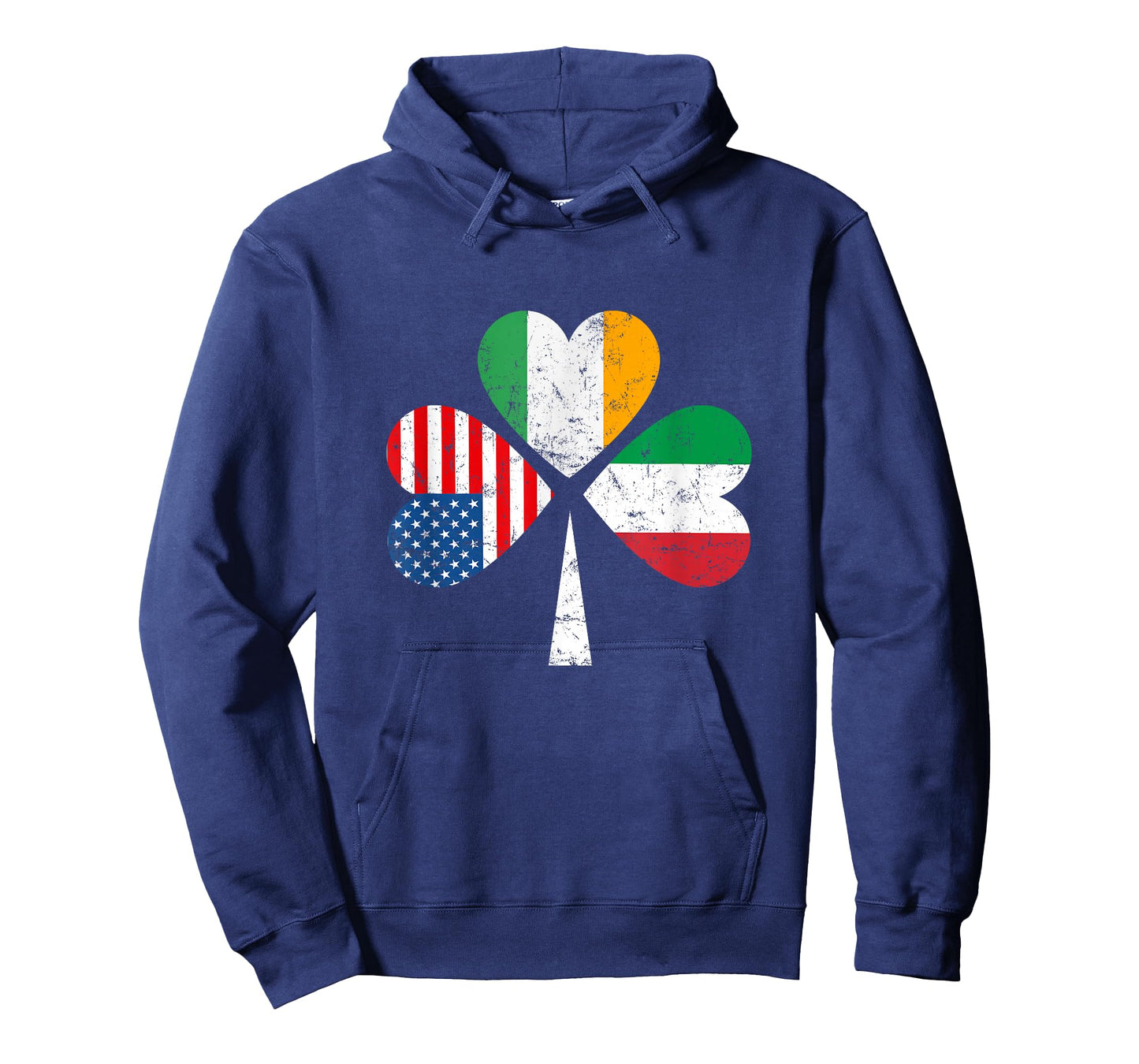 Irish Italian American Flag Ireland Italy USA Patrick's Day T-Shirt
