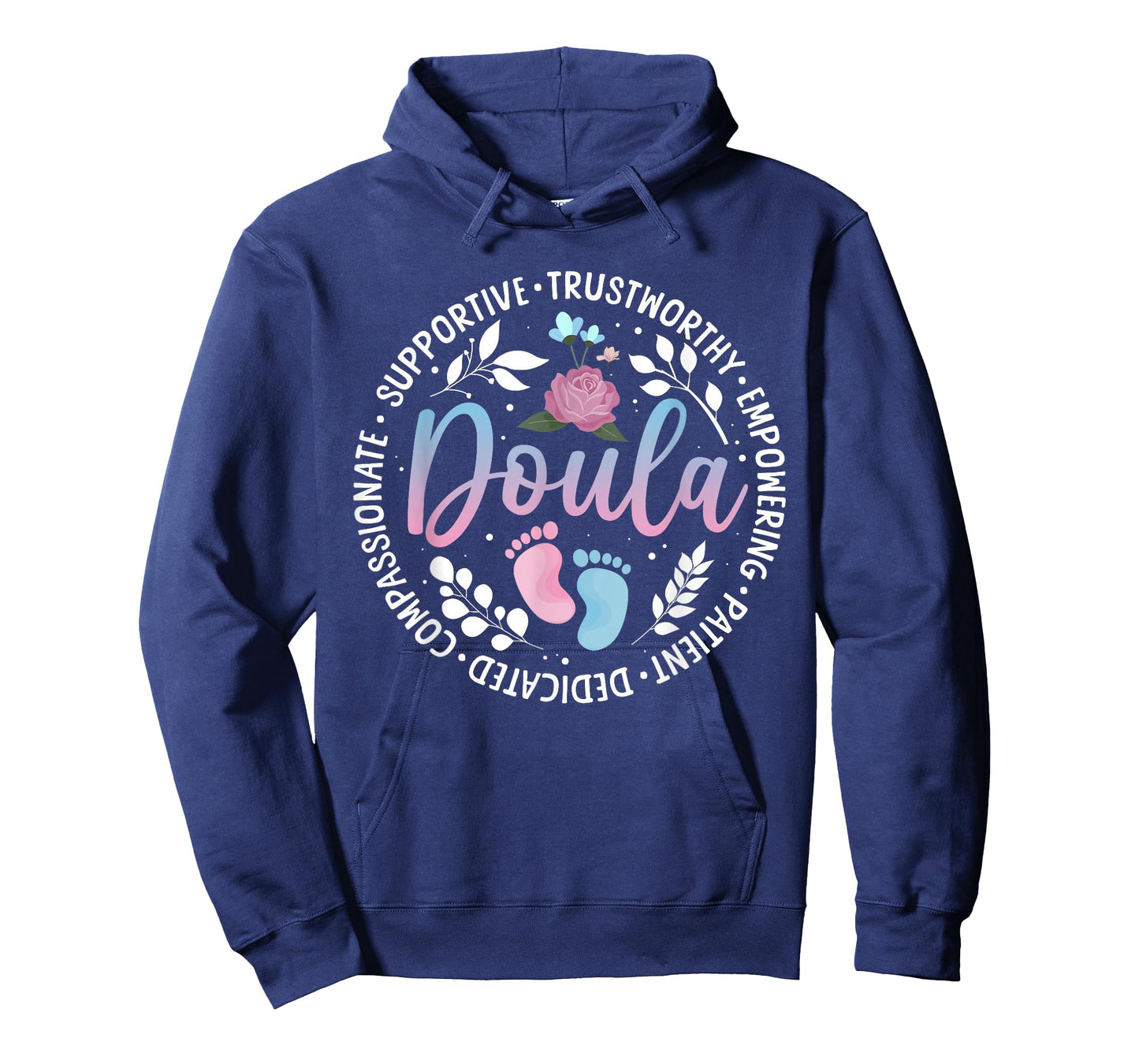 Cute Doula Art For Women Mom Midwife Labor & Delivery Doula T-Shirt