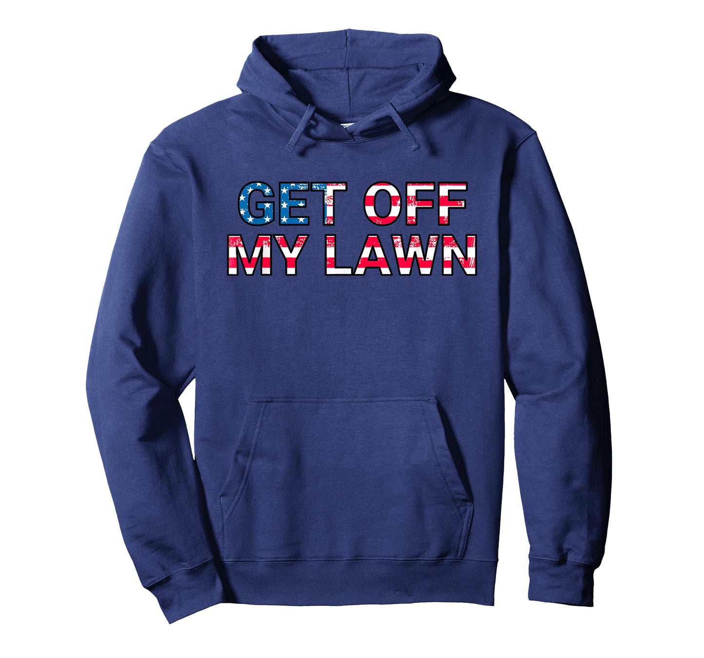 GET OFF MY LAWN American Flag T-Shirt