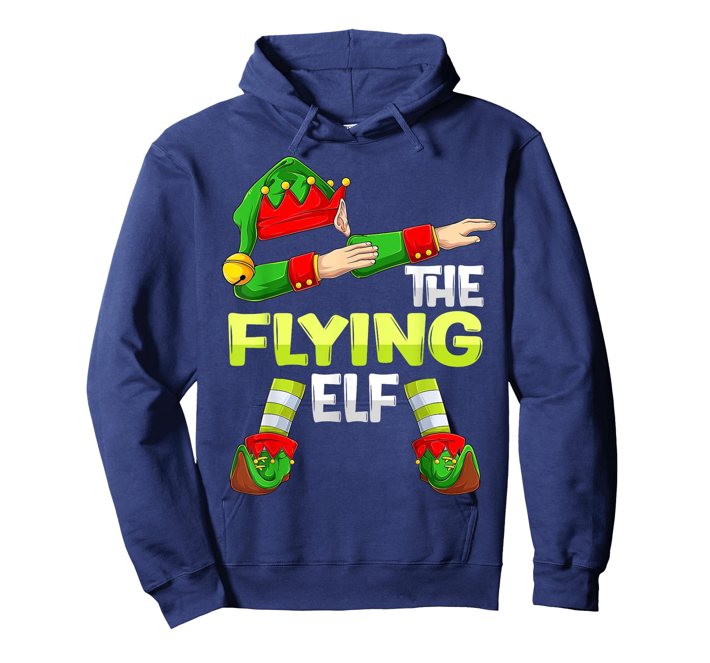 Dabbing Elf Christmas Pilote Pilotes Airplane The Flying Elf T-Shirt