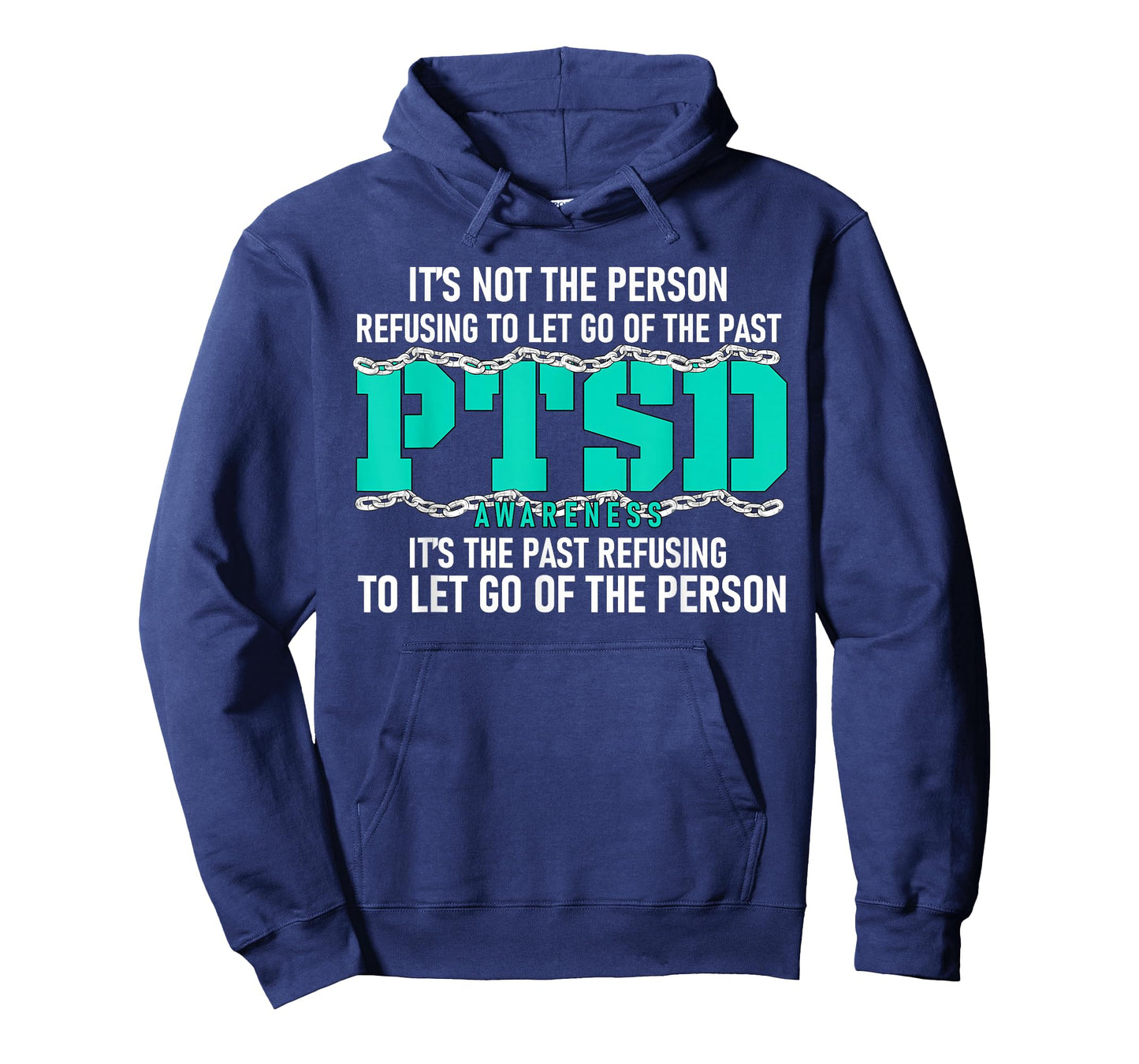 PTSD Awareness PTSD Awareness Teal Ribbon T-Shirt Small