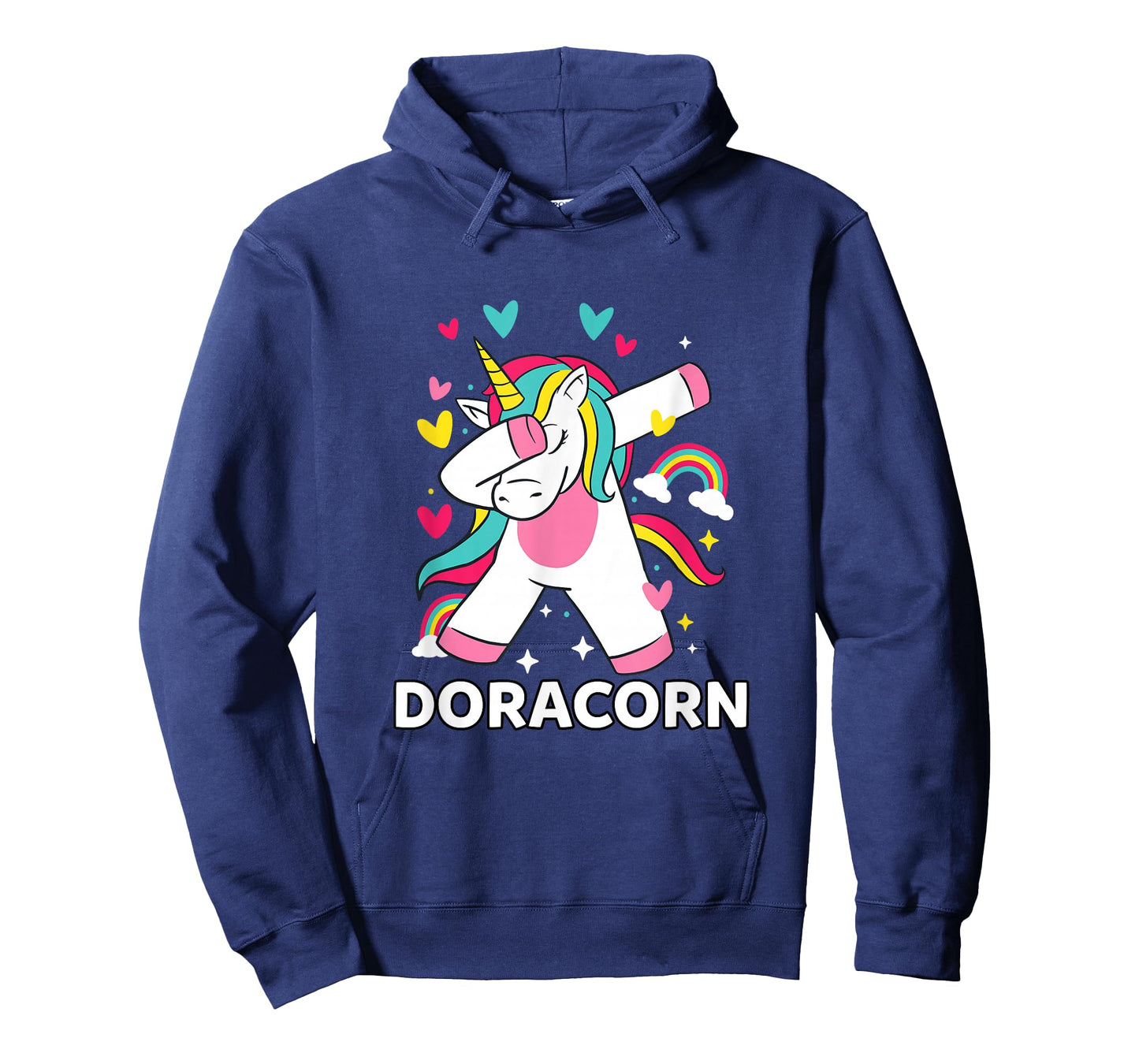 Doracorn Personalized Name Dabbing Unicorn Dora T-Shirt