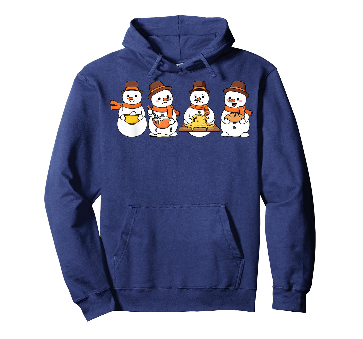 Christmas Snowman Baking Sourdough Bread Chef Baker Funny T-Shirt