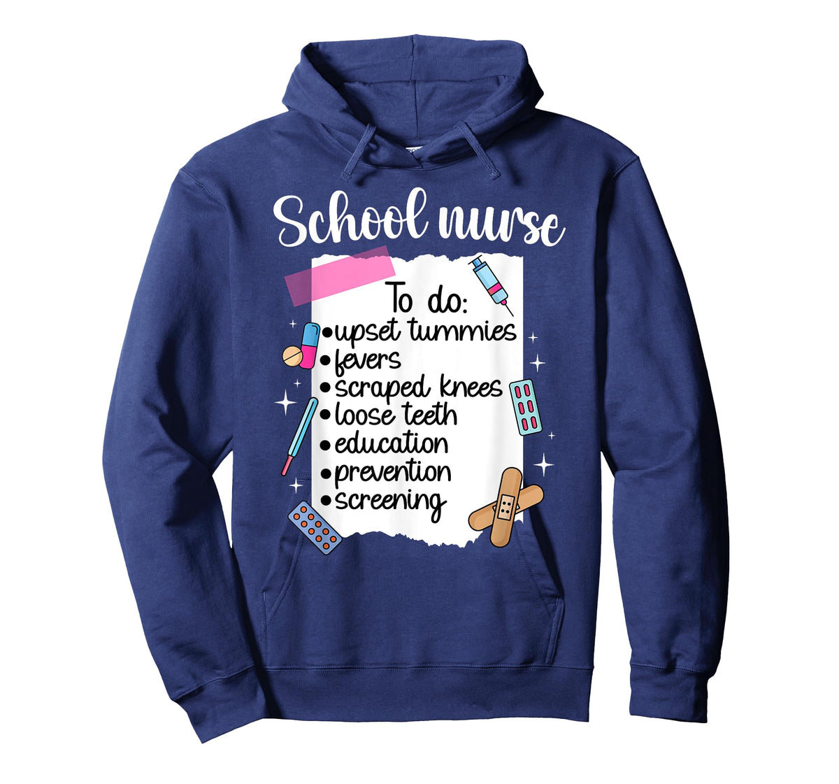 School Nurse To Do School Nursing School Nurses Day T-Shirt