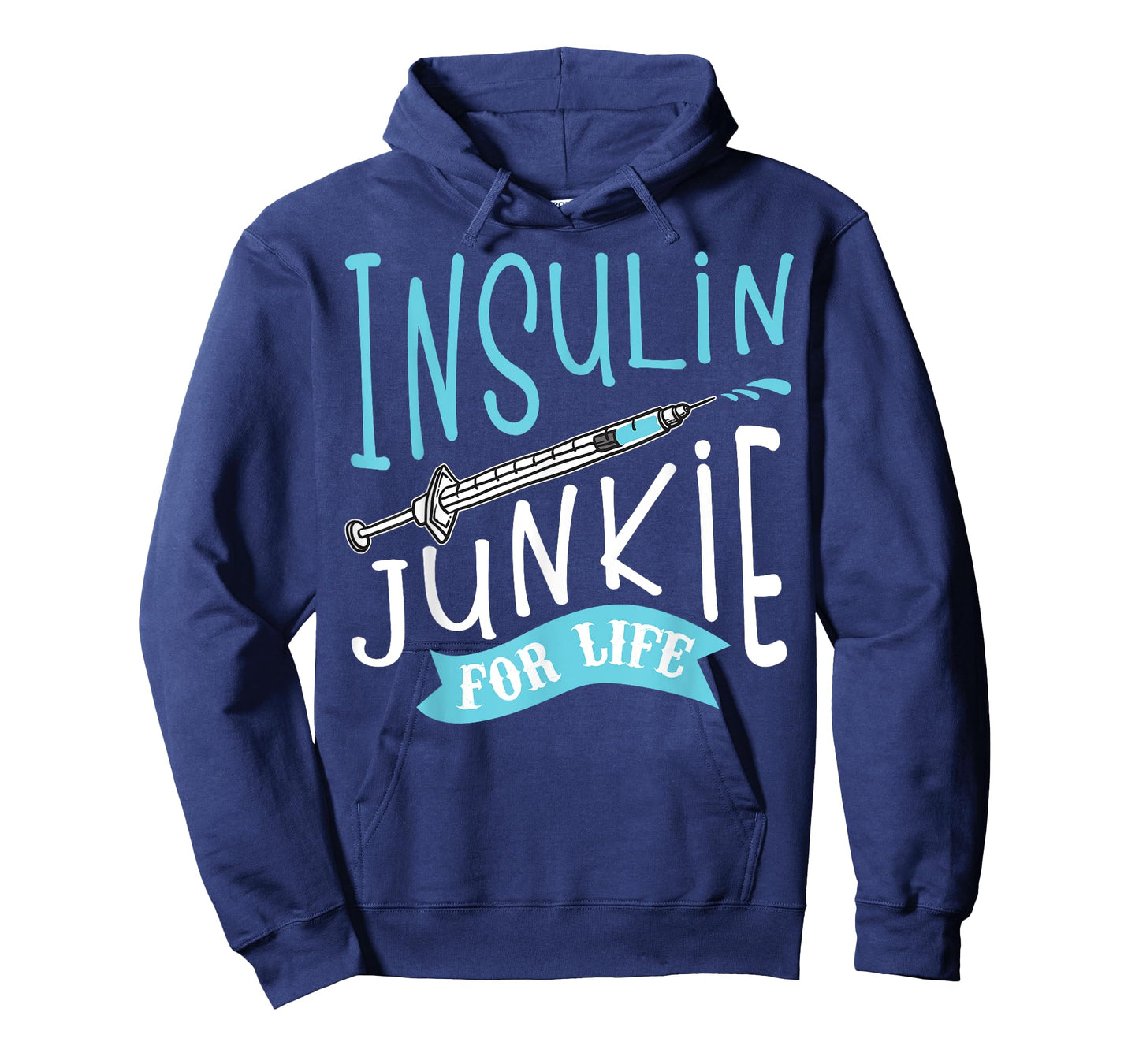 Cool Insulin Junkie Funny Diabetes Awareness Gift Men Women T-Shirt