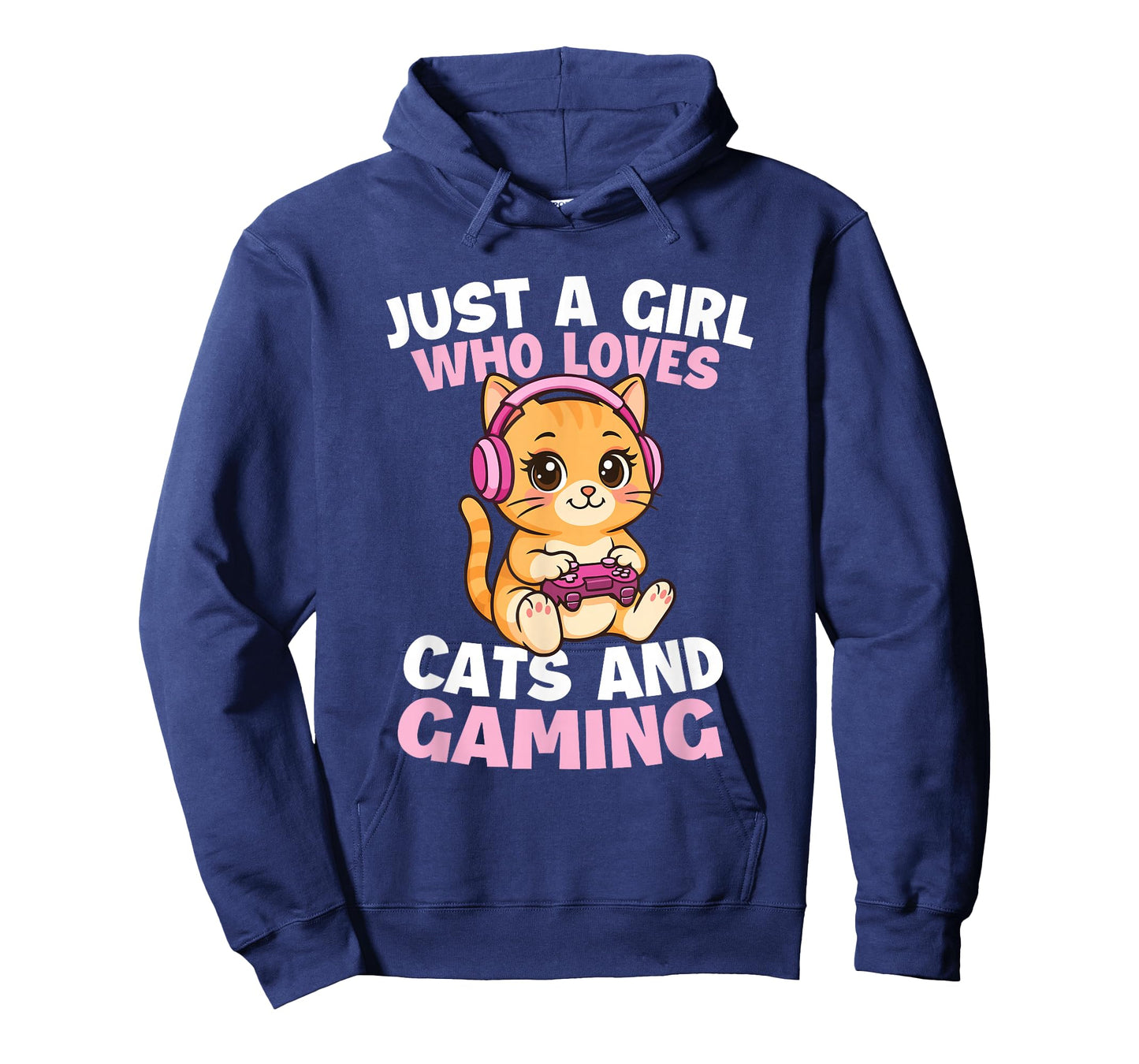 Just A Girl Who Loves Cats And Gaming - Cat Lover Kitten T-Shirt