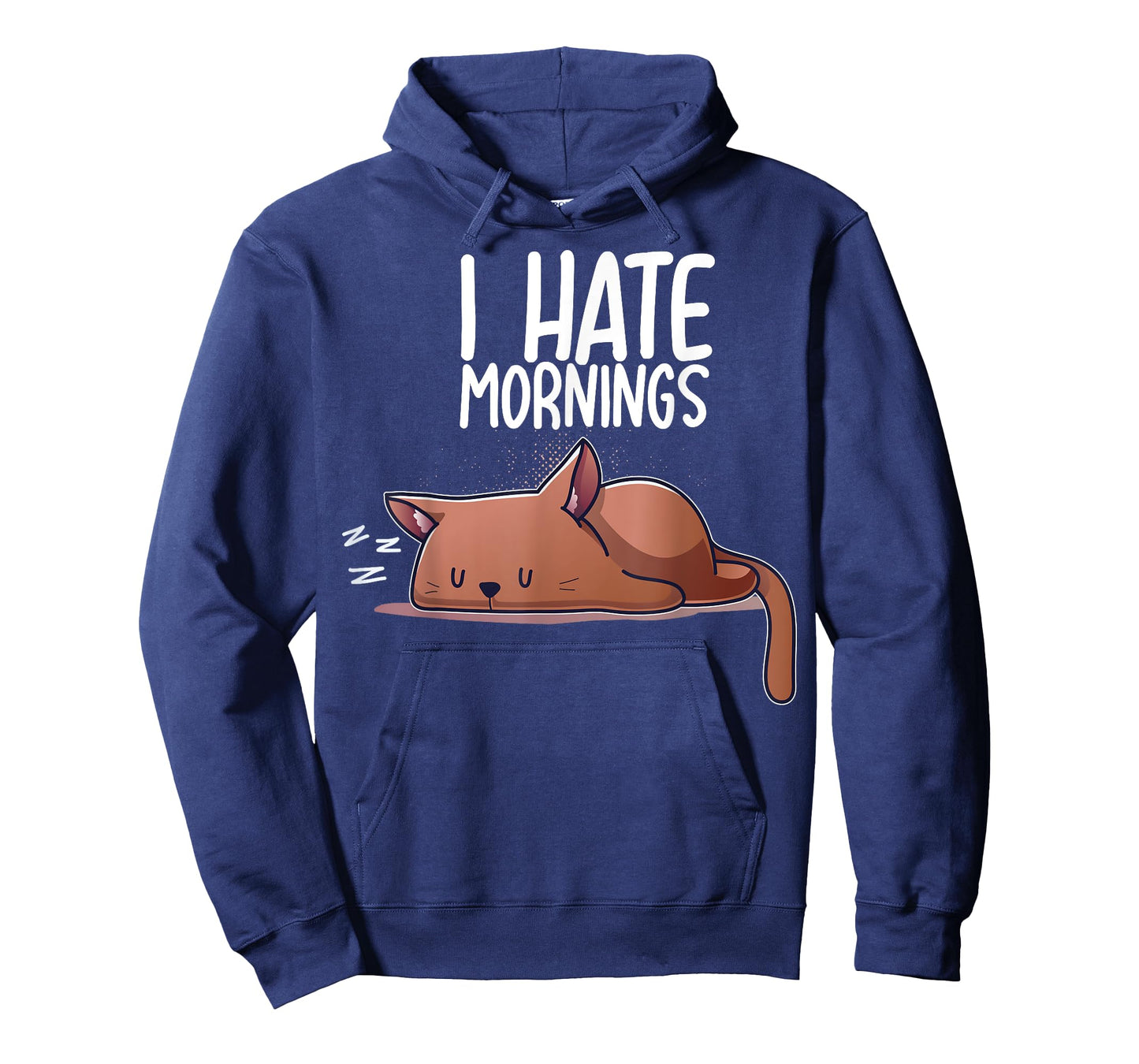 I Hate Mornings Sleeping Cat Kitten Sleep Nap Coffee Nerd T-Shirt