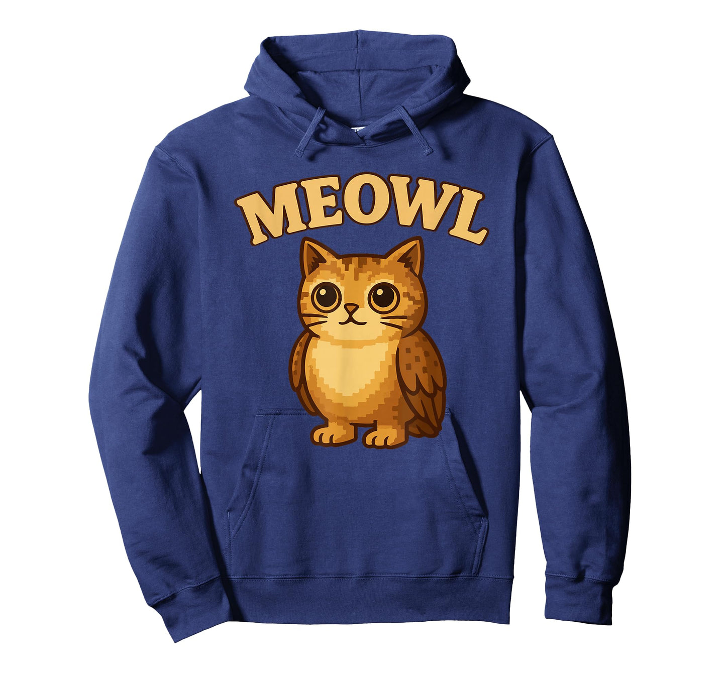 Meowl - Funny Meow Cat Owl Brainrot Meme Teen Kids Gaming T-Shirt