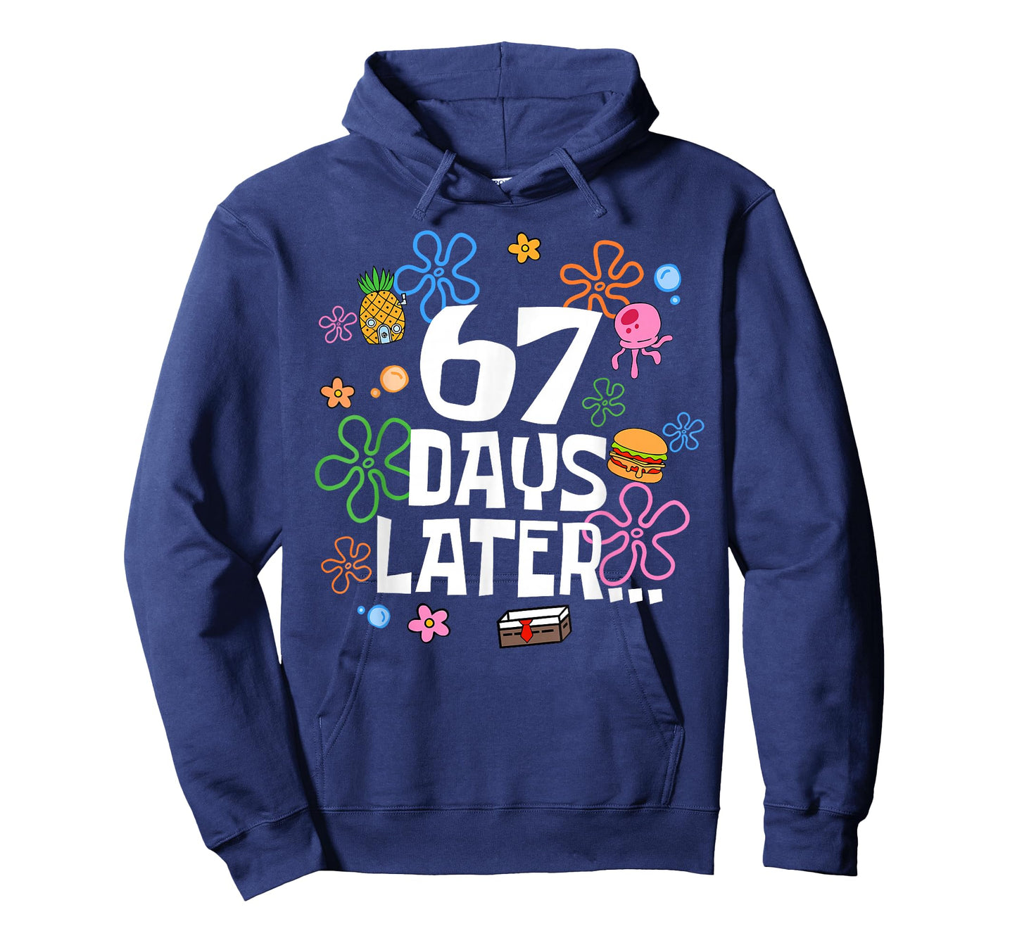 67 Days Later Happy 100 Days of School Student Teacher Retro T-Shirt