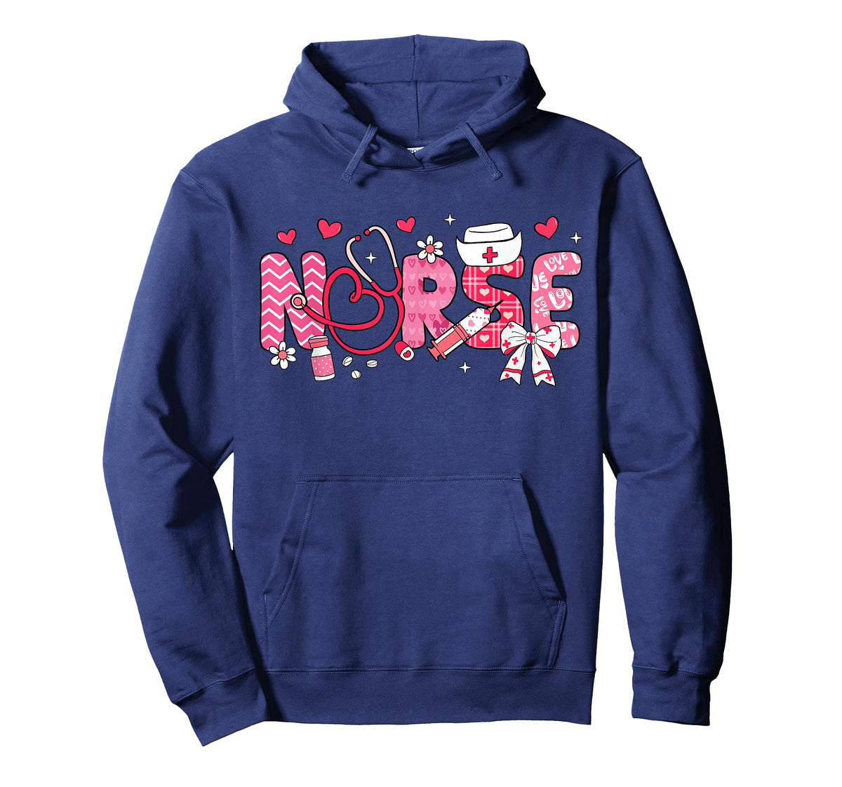 Nurse Valentines Day Valentine Scrub Top Women Scrubs NICU T-Shirt