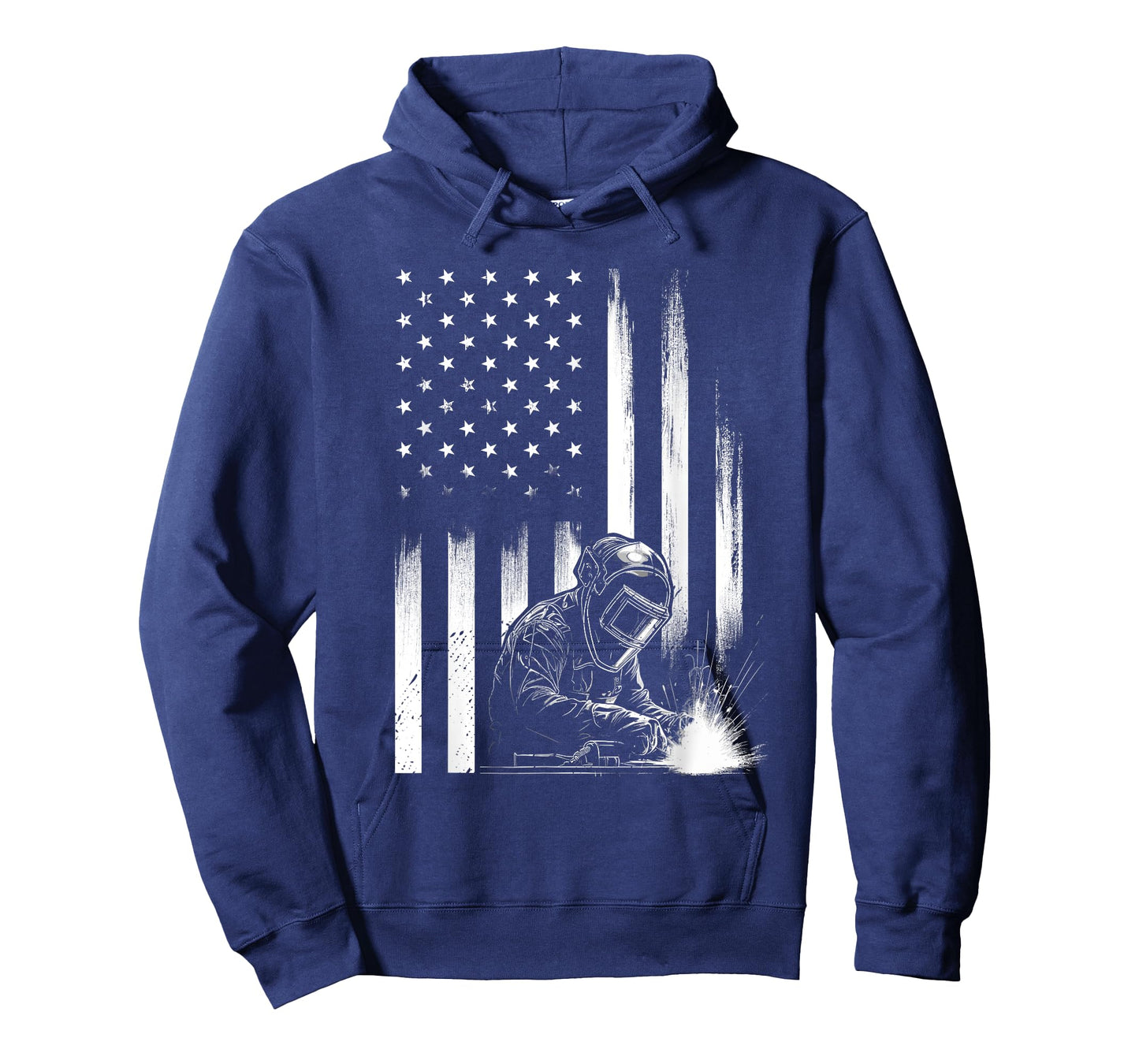 Welder American Flag Patriotic Welding Men Welder USA Flag T-Shirt