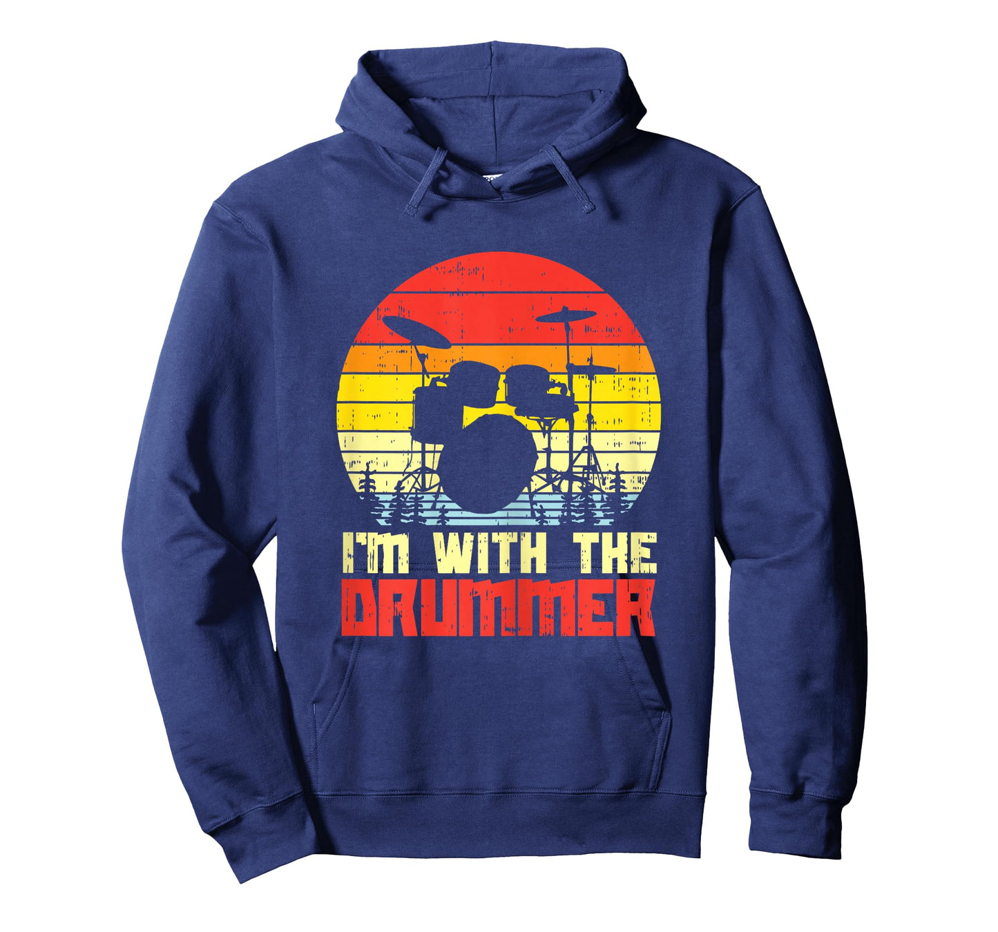 Im With The Drummer Drum Drumming Girlfriend Wife Women Gift T-Shirt