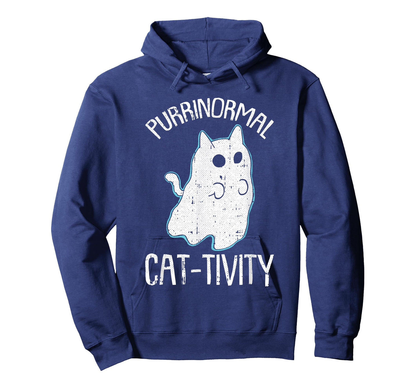 Purranormal Cat-ivity Lazy Halloween Costume Funny Kitty Pun T-Shirt