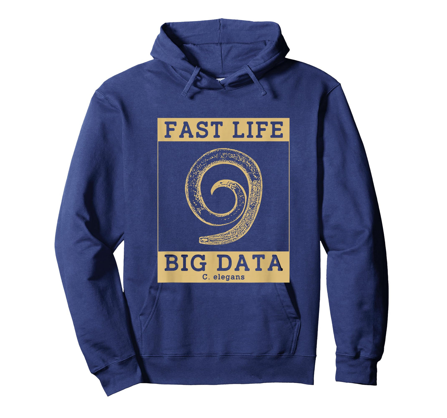 Fast Life Big Data Science Biology C Elegans T-Shirt