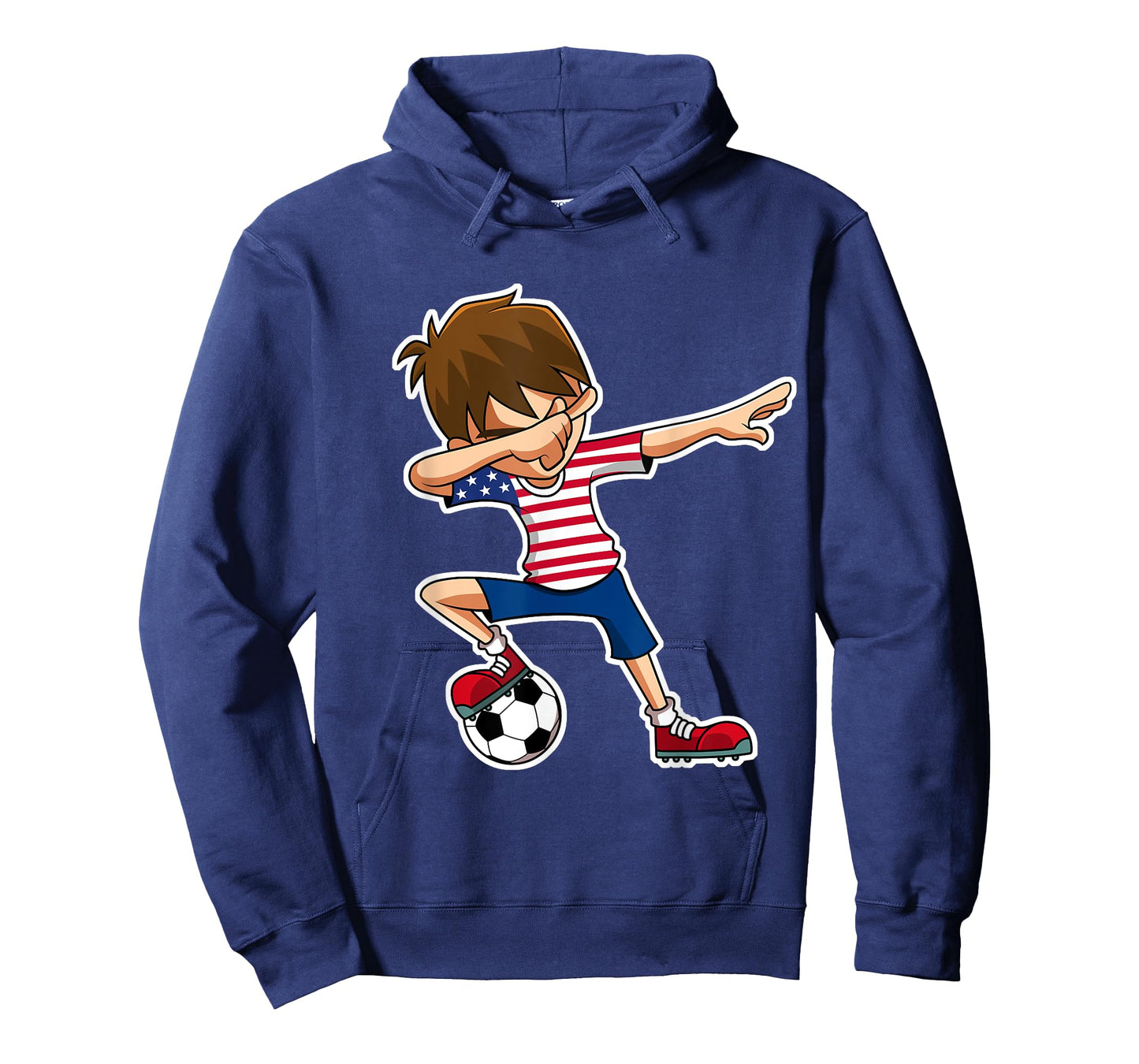 Dabbing Soccer Boy USA Shirt United States Boys Youth T-Shirt