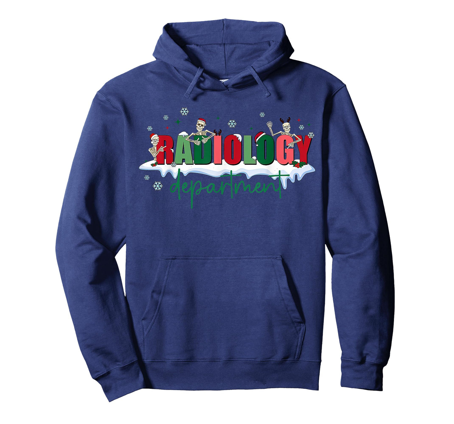 Christmas Radiology Department Funny Skeleton X-ray Tech T-Shirt