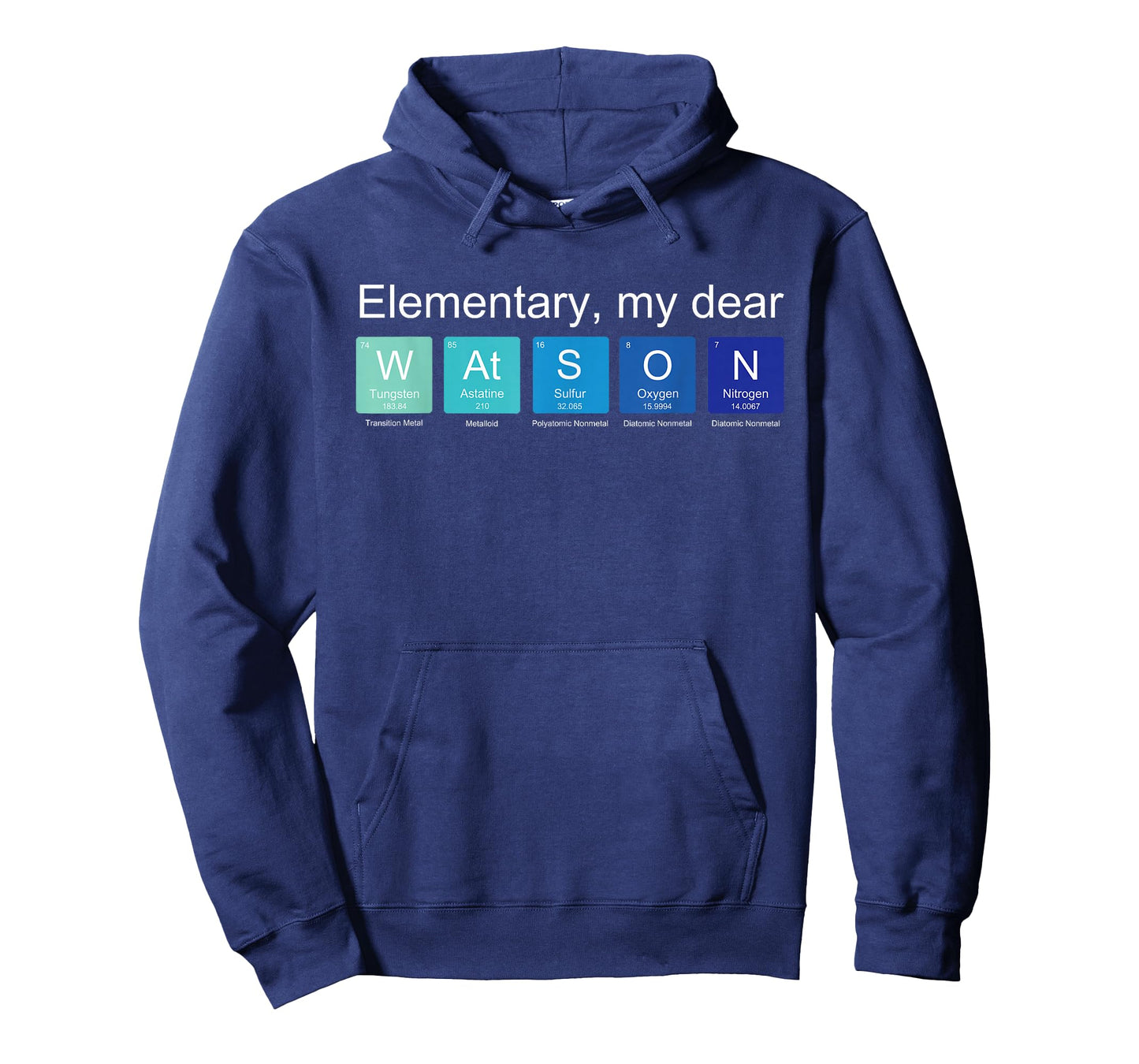 Elementary My Dear Watson, Nerdy Sherlock Holmes Fan Science T-Shirt