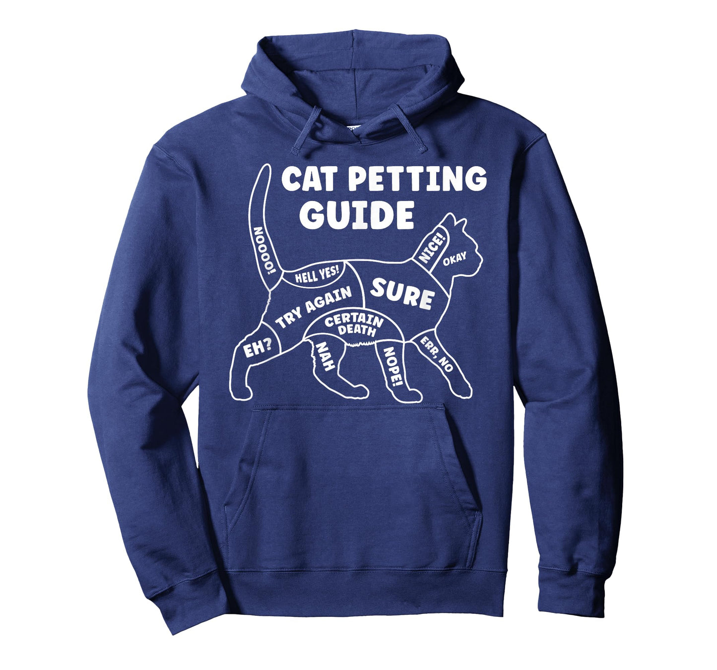 Funny Cat Petting Guide for Pet Owners & Kitty Lovers T-Shirt