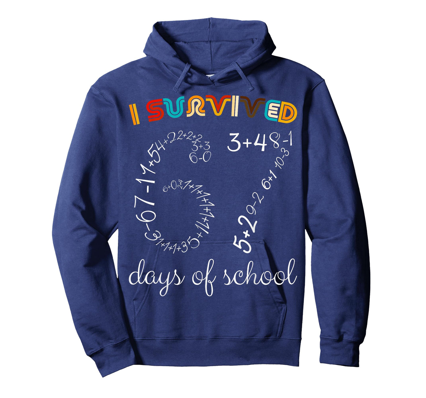 I Survived 67 Days of School Funny Vintage Math Meme Teacher T-Shirt
