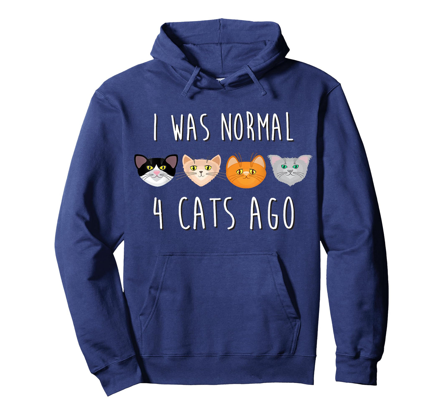 I Was Normal 4 Cats Ago T-shirt (funny cat shirt) T-Shirt