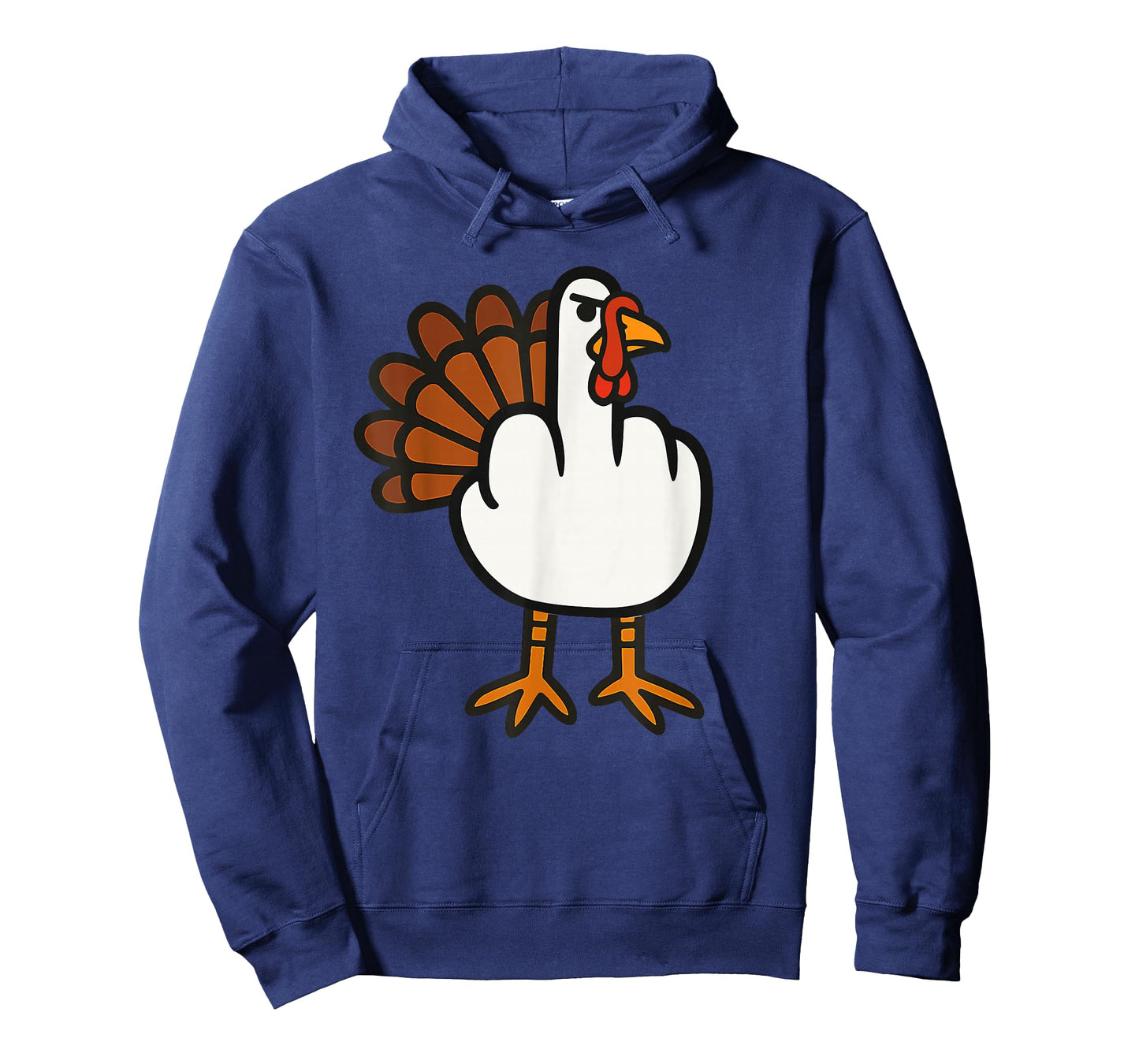 Middle Finger Turkey Adult Humor Funny Thanksgiving Flip Off T-Shirt