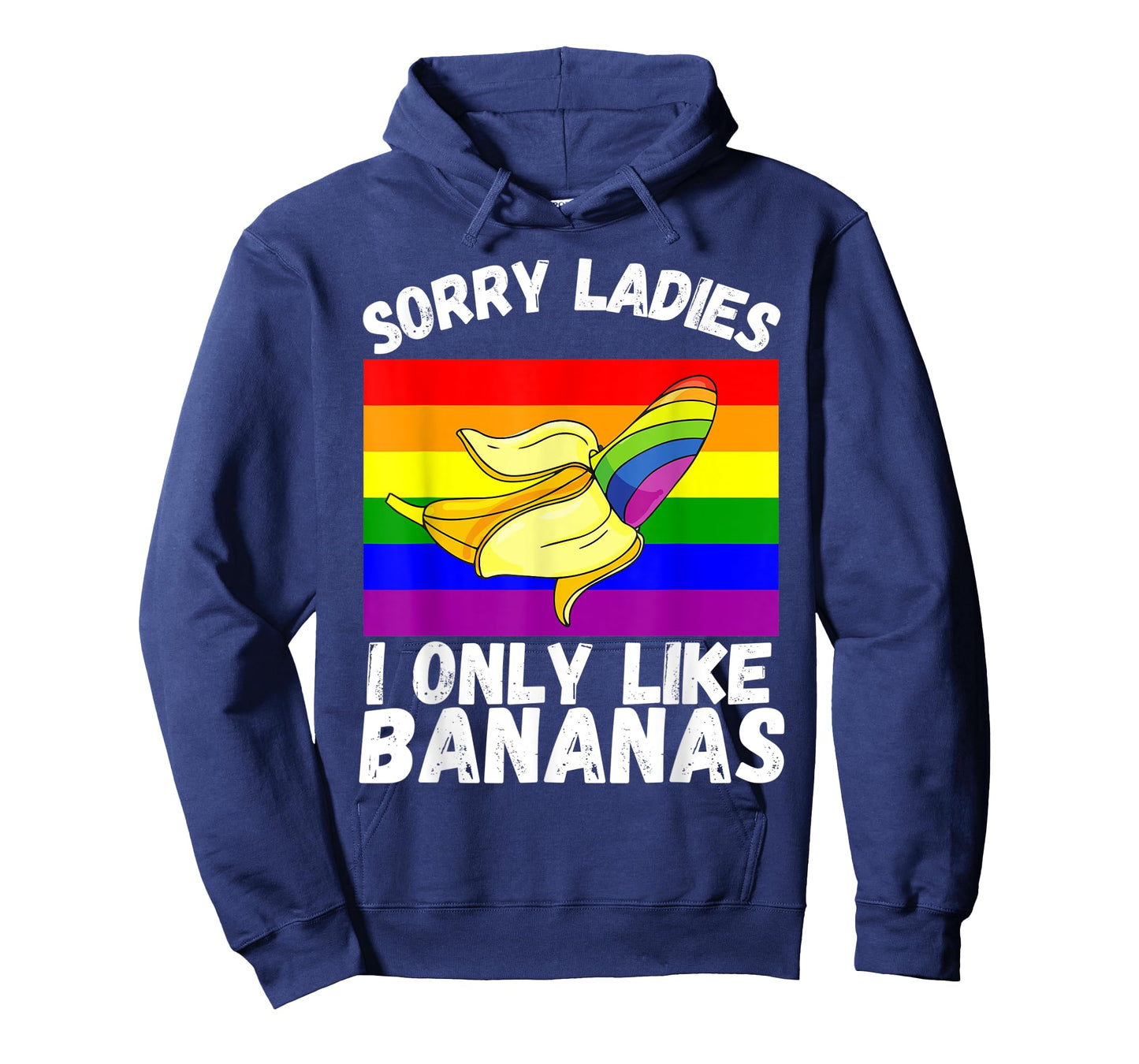 Mens Sorry Girl I Like Bananas Funny LGBT Gay Pride T-Shirt