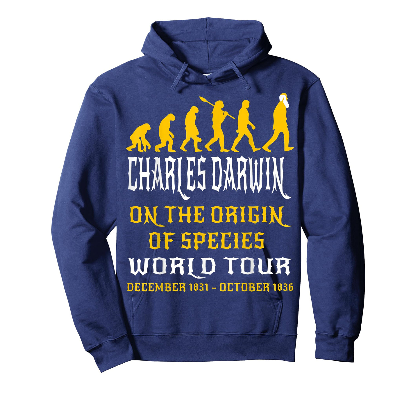 Charles Darwin Origin Species World Tour Evolve Science Geek T-Shirt