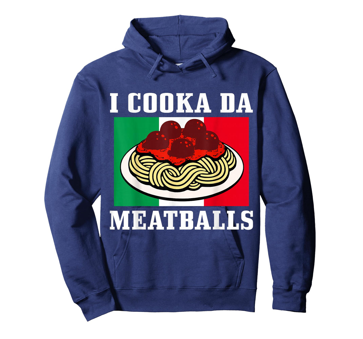 Italian Chef I Cooka Da Meatballs Funny Italy Italia T-Shirt