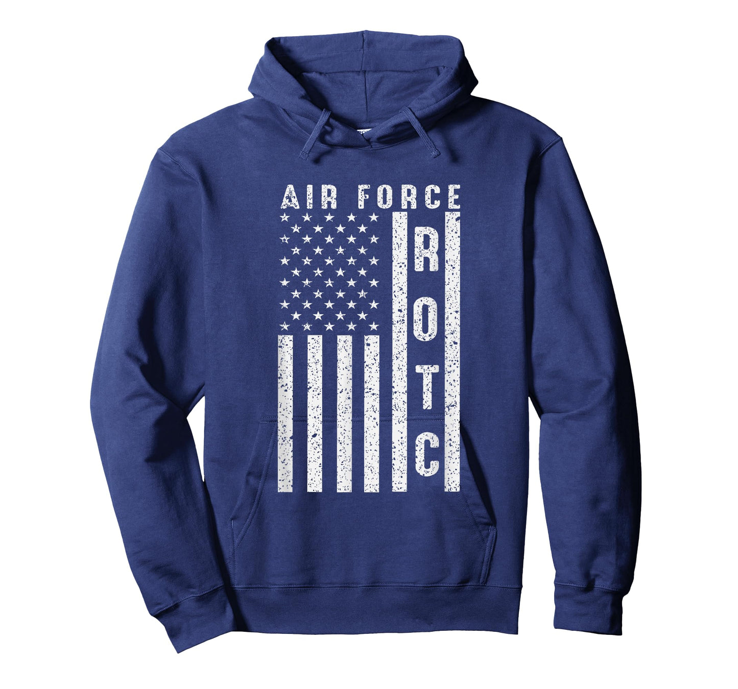 Air Force ROTC USAF ROTC USA Flag Distressed T-Shirt