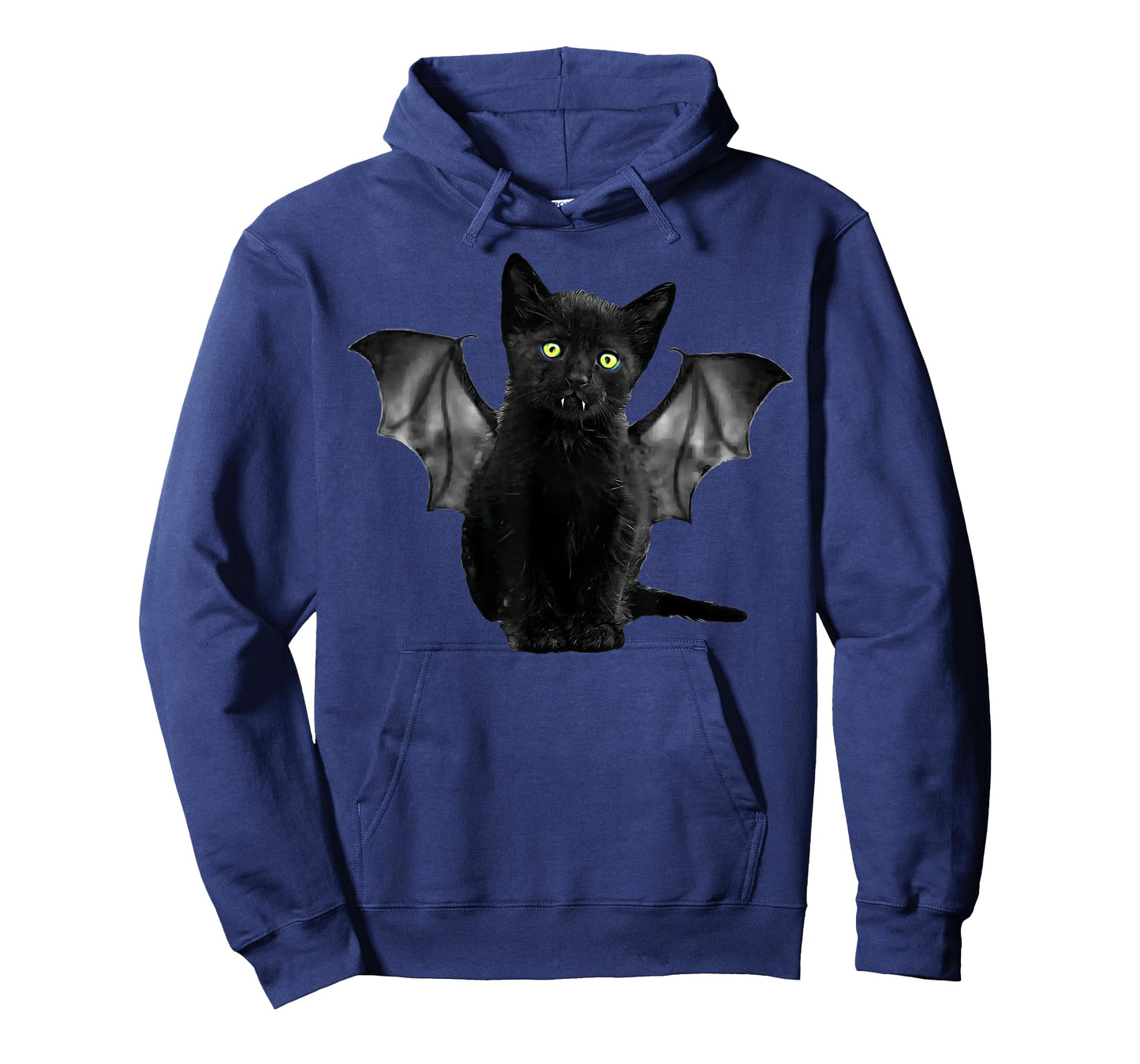Halloween Batcat Black Cat Kitten Bat Funny Design T-Shirt