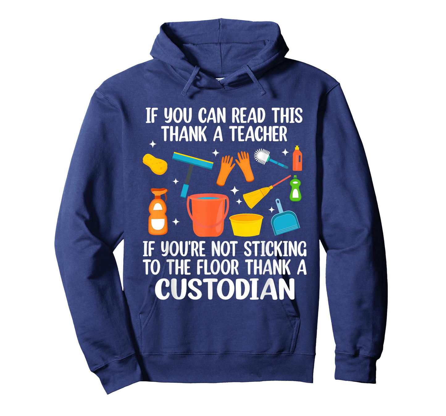 If You Can Read This Thank A Teacher School Custodian T-Shirt