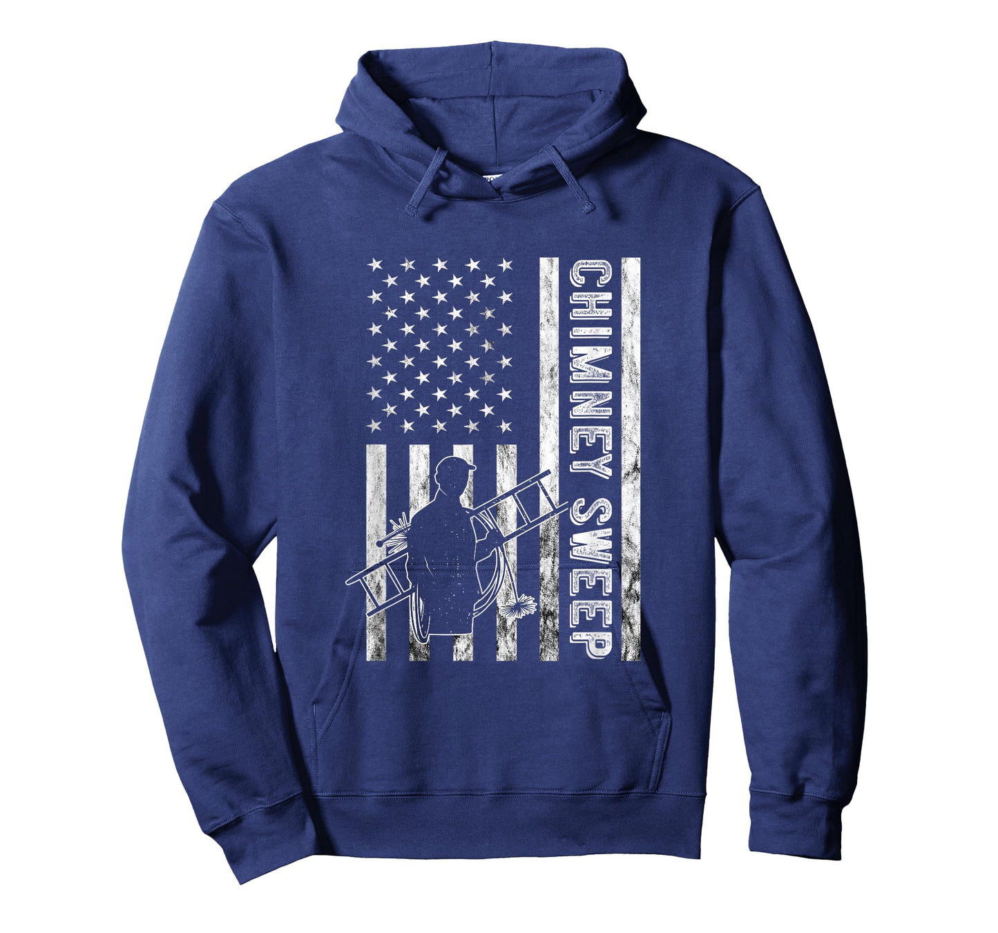 Chimney Sweep Vintage American USA Flag Chimney Sweeper Women Men T-Shirt