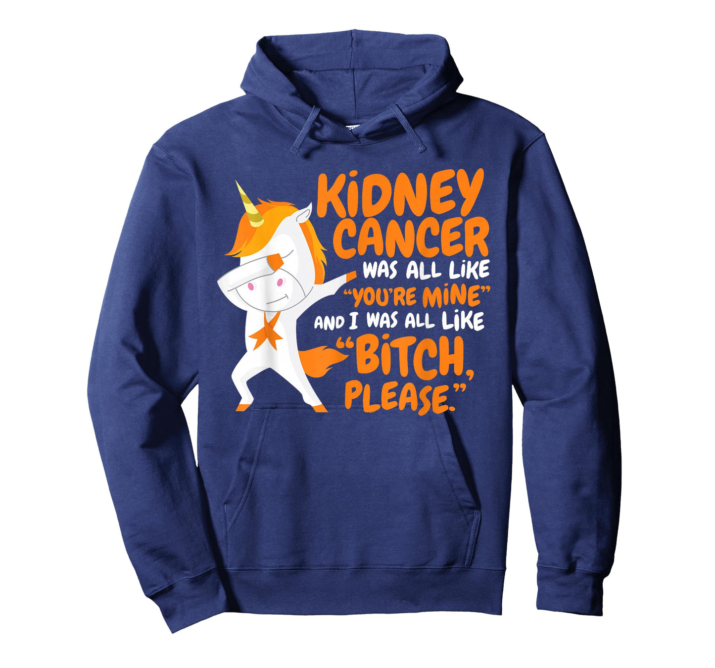 Kidney Cancer Survivor Funny Quote Dabbing Unicorn | Gift T-Shirt