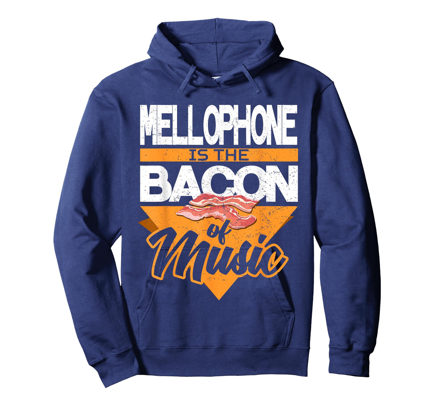 Funny Marching Band T Shirts Mellophone Bacon of Music Brass T-Shirt
