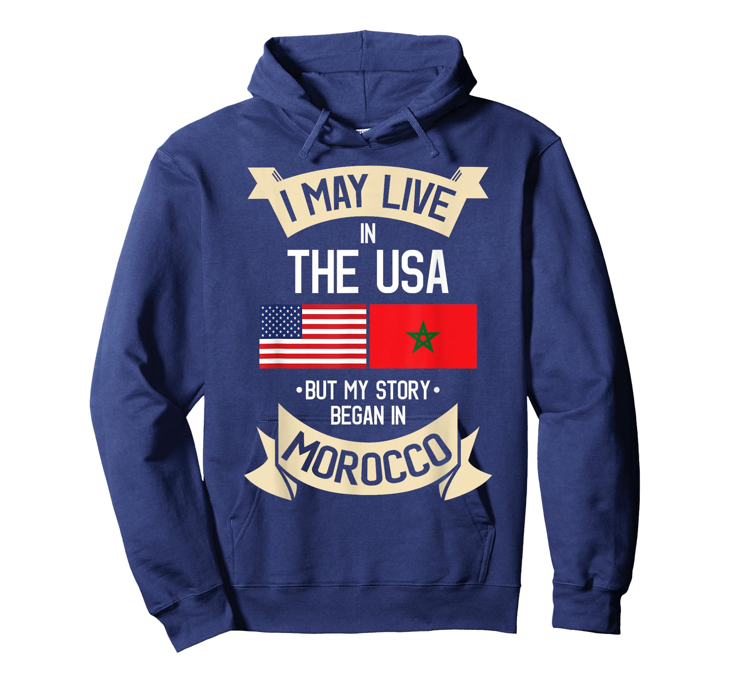 American Flag Morocco Moroccan Roots Gifts T-Shirt T-Shirt
