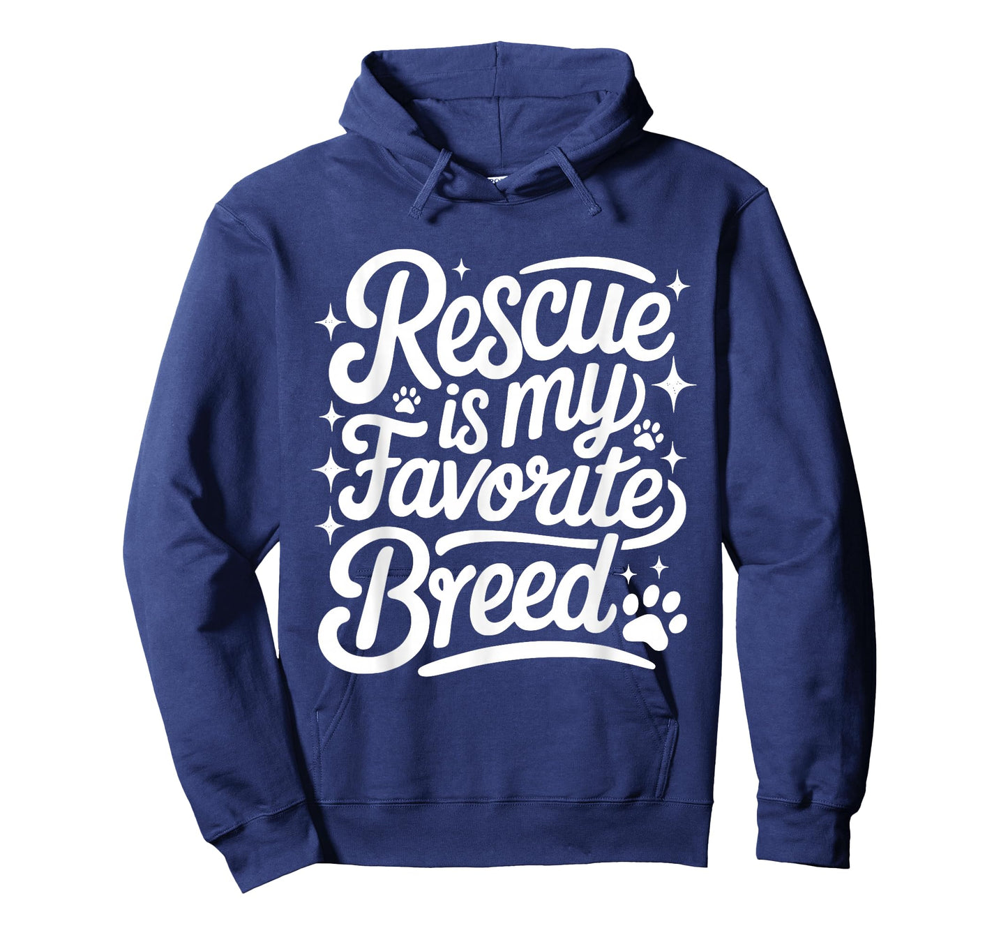 Rescue is My Favorite Breed - Dog Cat Animal Paw Lover T-Shirt