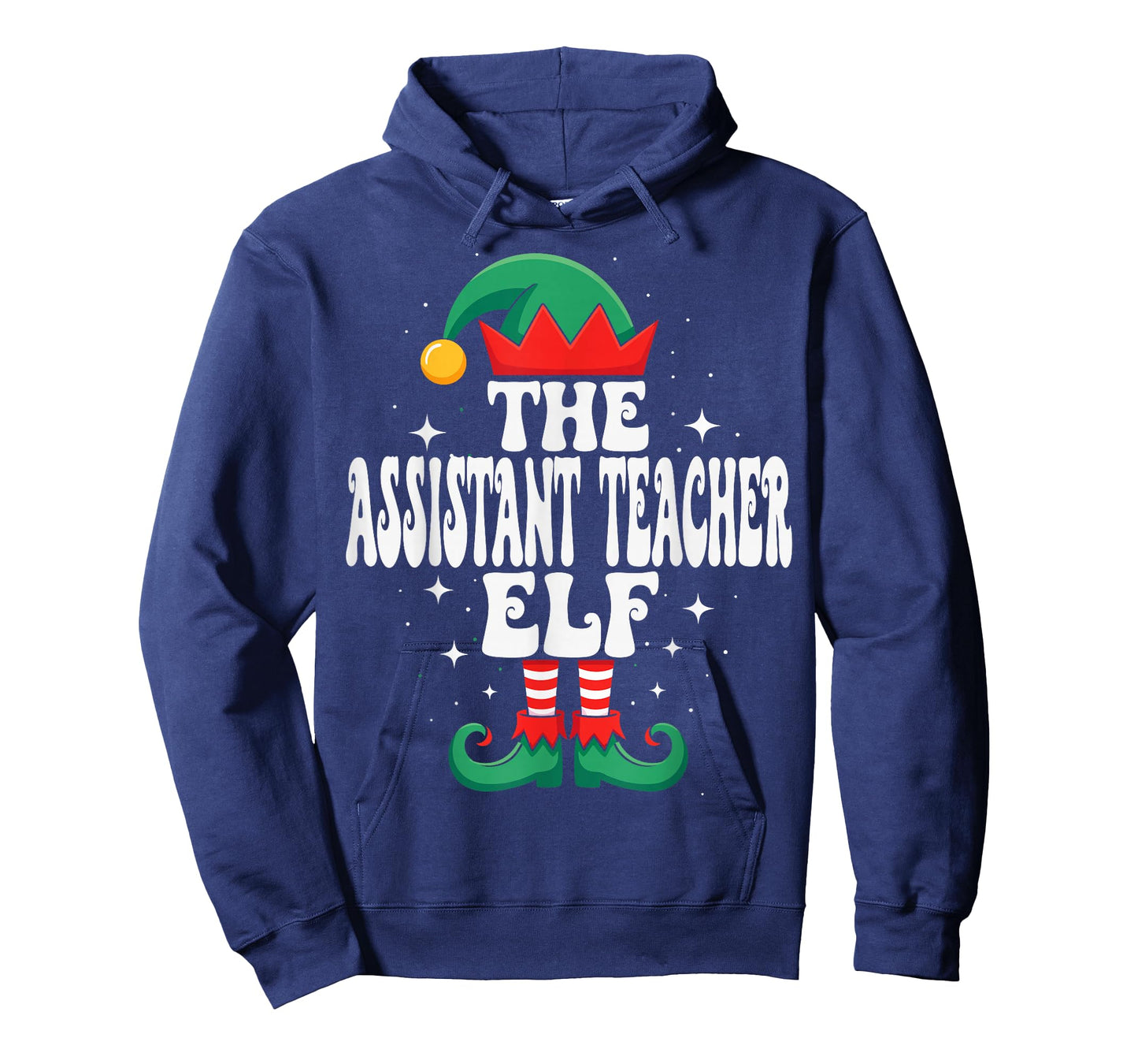 The Assistant Teacher Elf Funny Christmas Matching Family T-Shirt