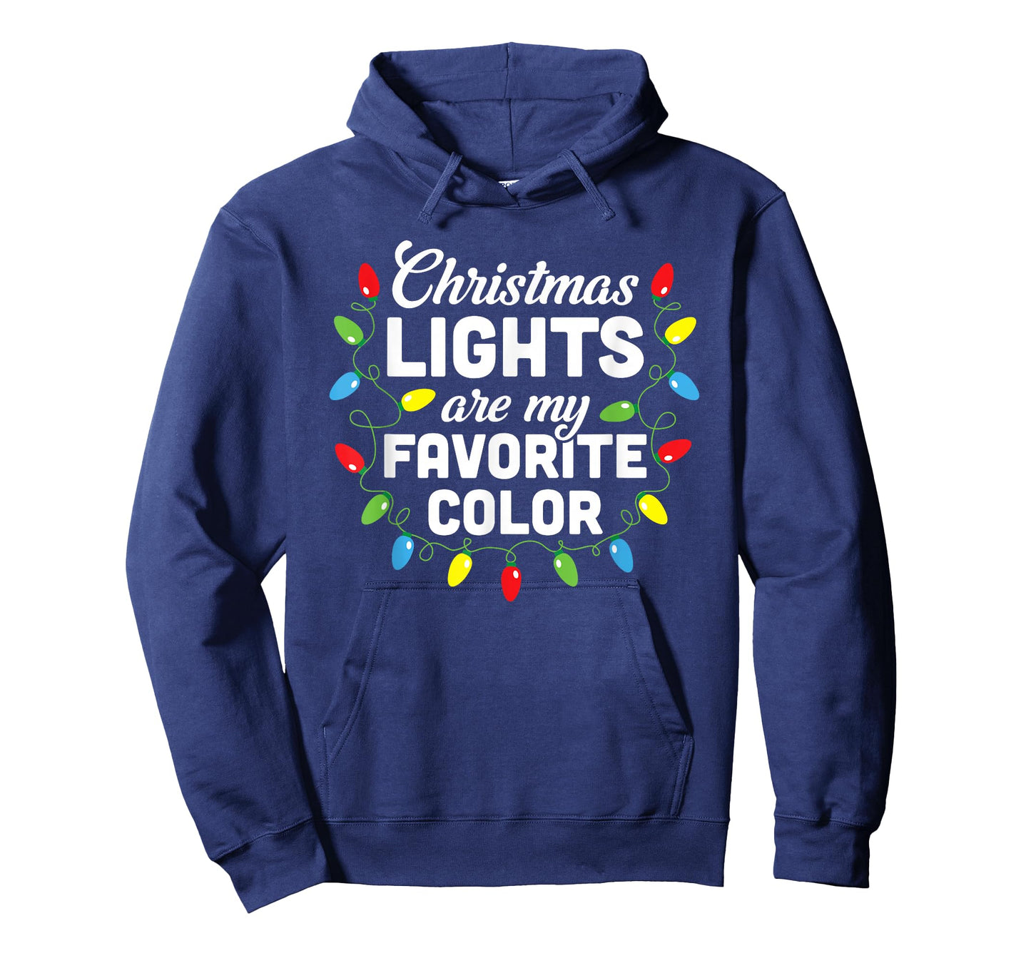 Christmas Lights Are My Favorite Color Christmas Tree T-Shirt