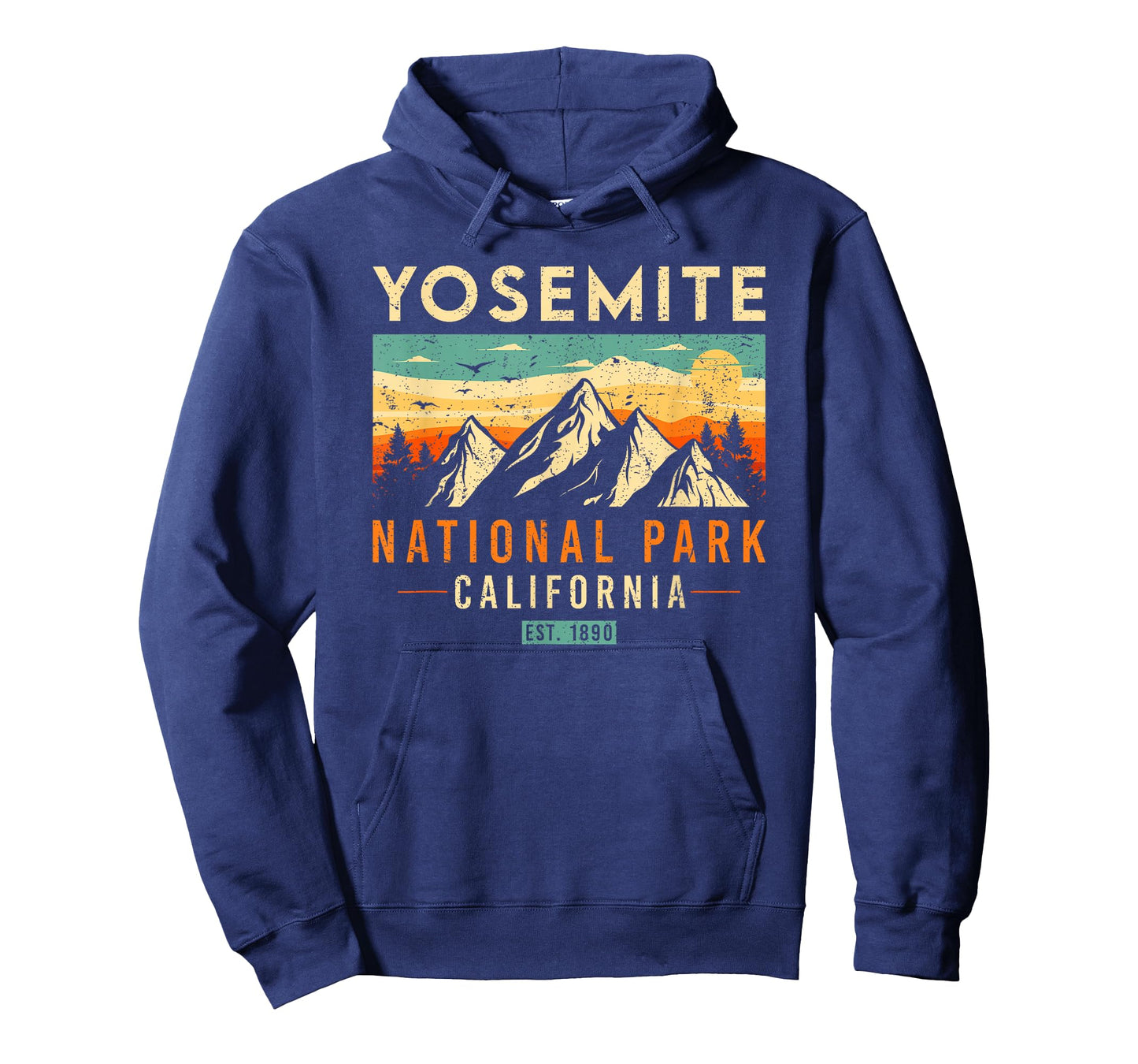 Yosemite Est 1890 California Vintage Retro National Park T-Shirt